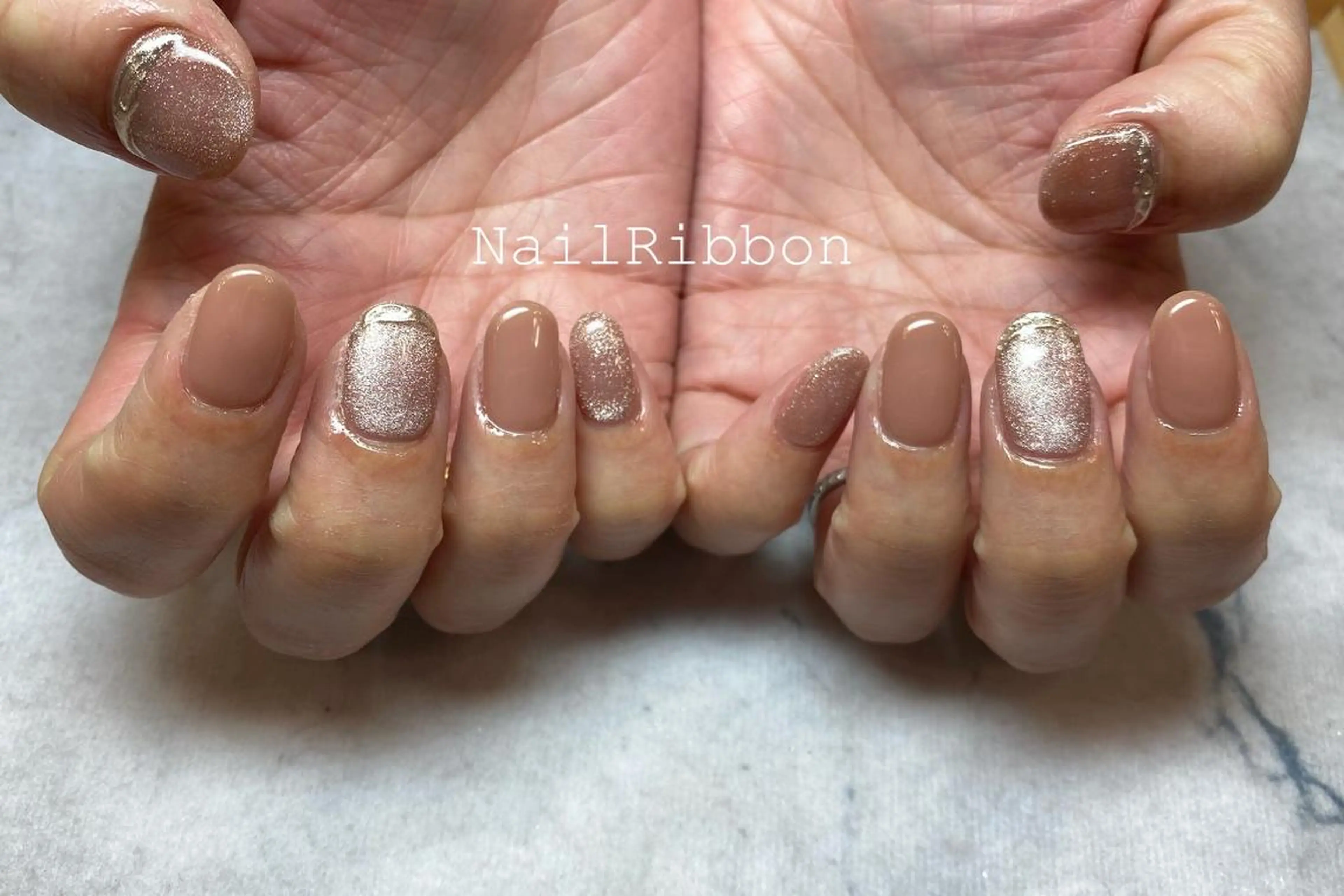 ネイル ネイルリボン 伊藤のネイルデザイン