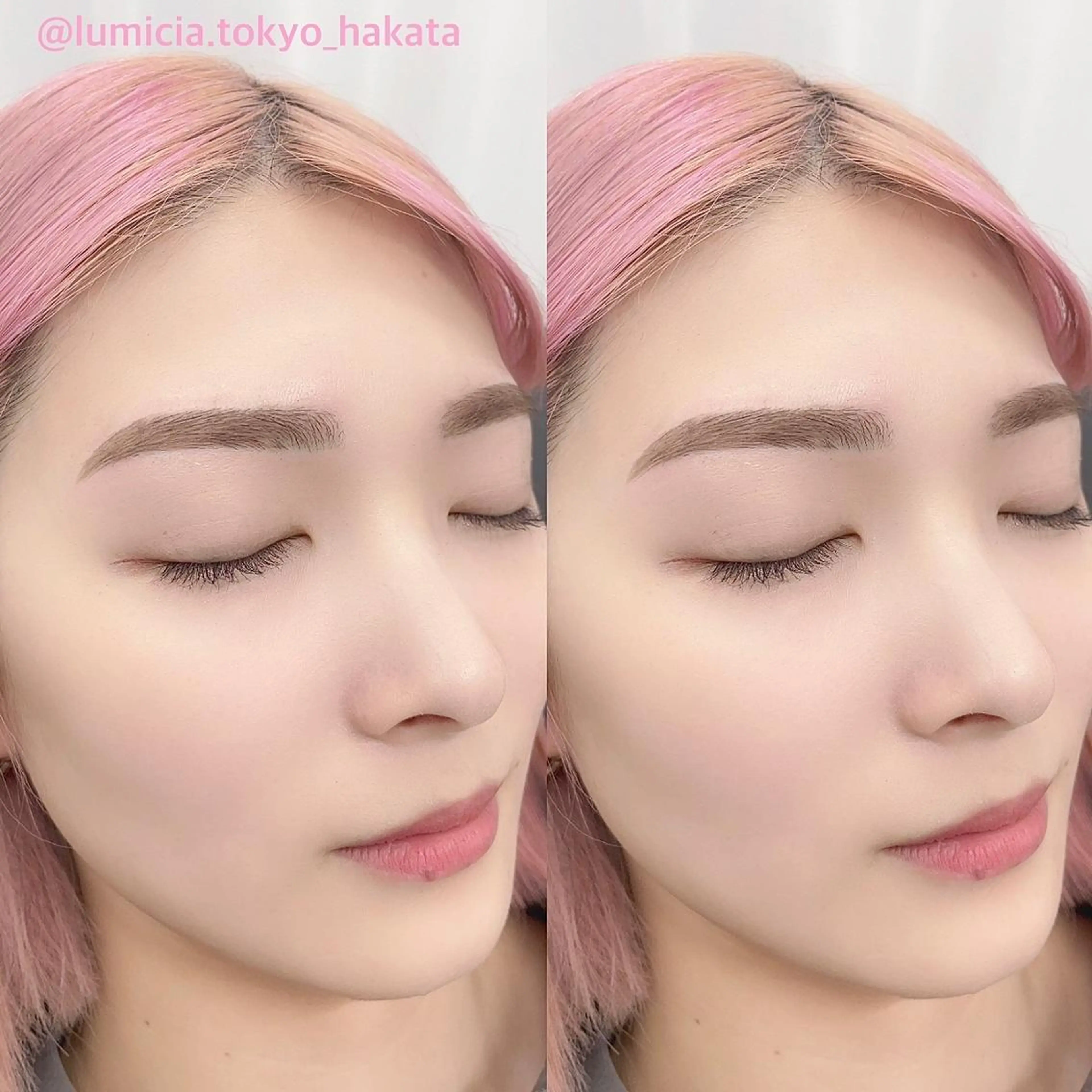 【学割U24🩵】眉毛カラー+美眉毛アイブロウWAXスタイリング+眉メイク￥6100の写真