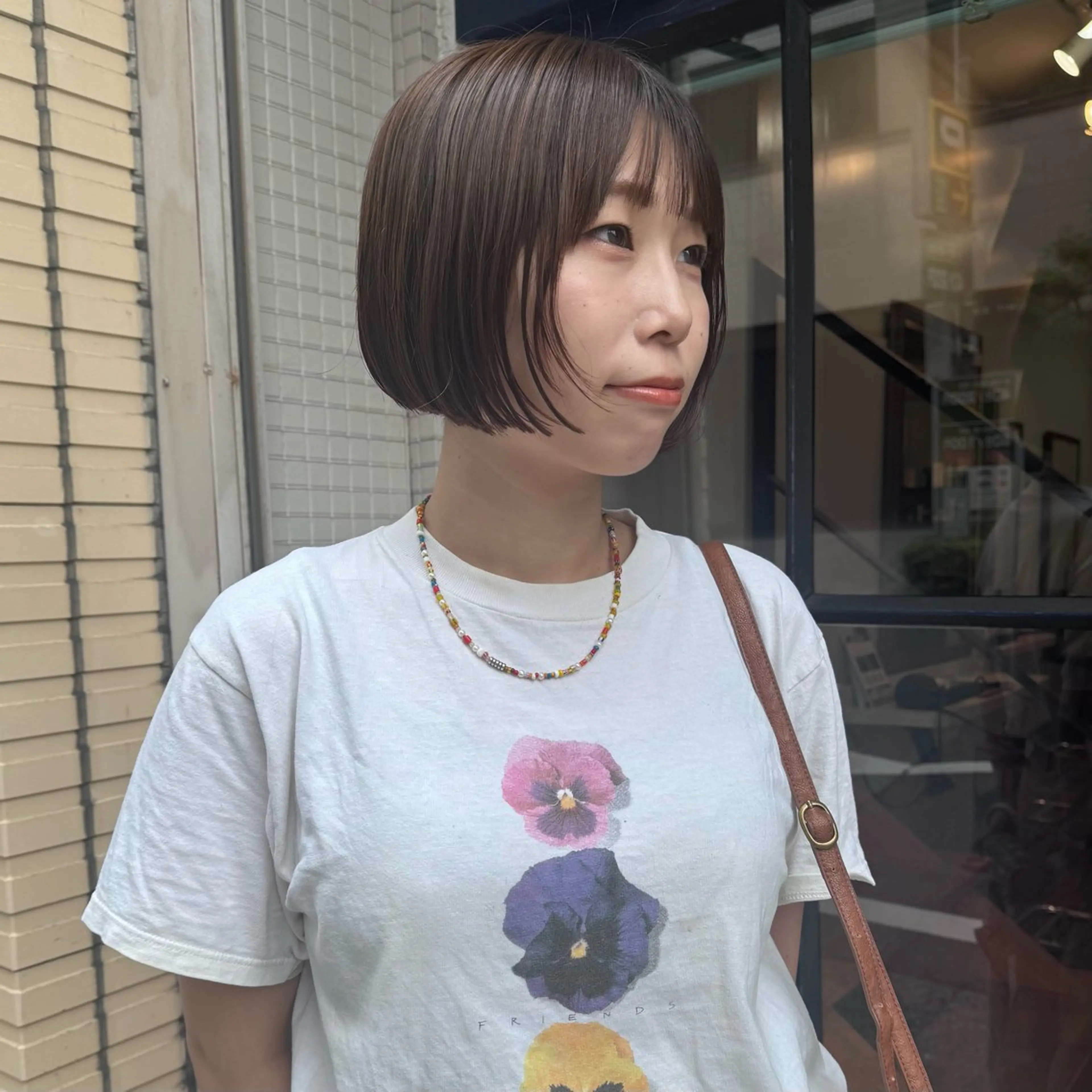 ショート カラー カット ヘアカラー トリートメント Lilu しずくのヘアスタイル