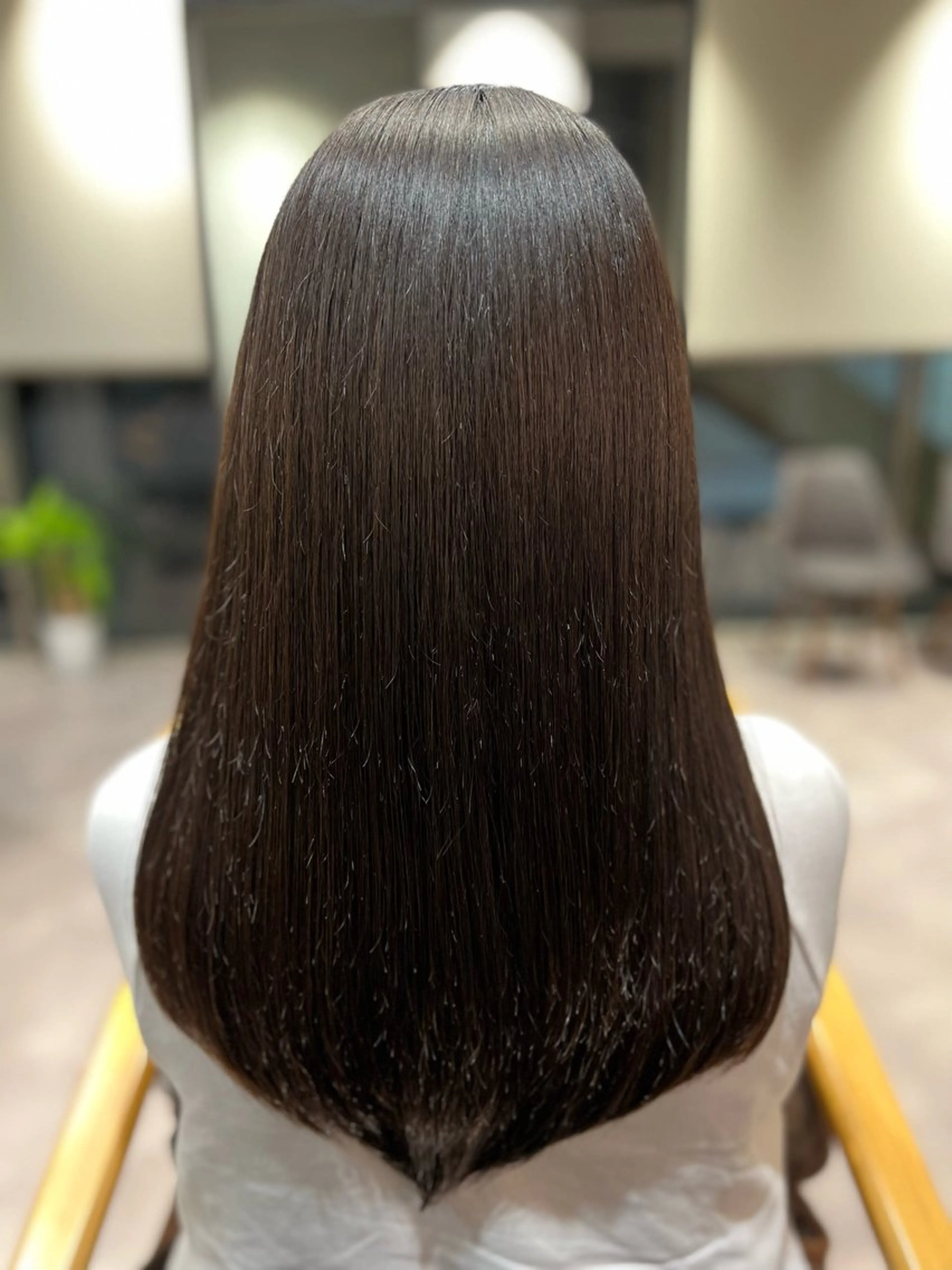 ロング 縮毛矯正 カット 縮毛矯正 韓国風/オシャレ /縮毛矯正/滝口琴未のヘアスタイル