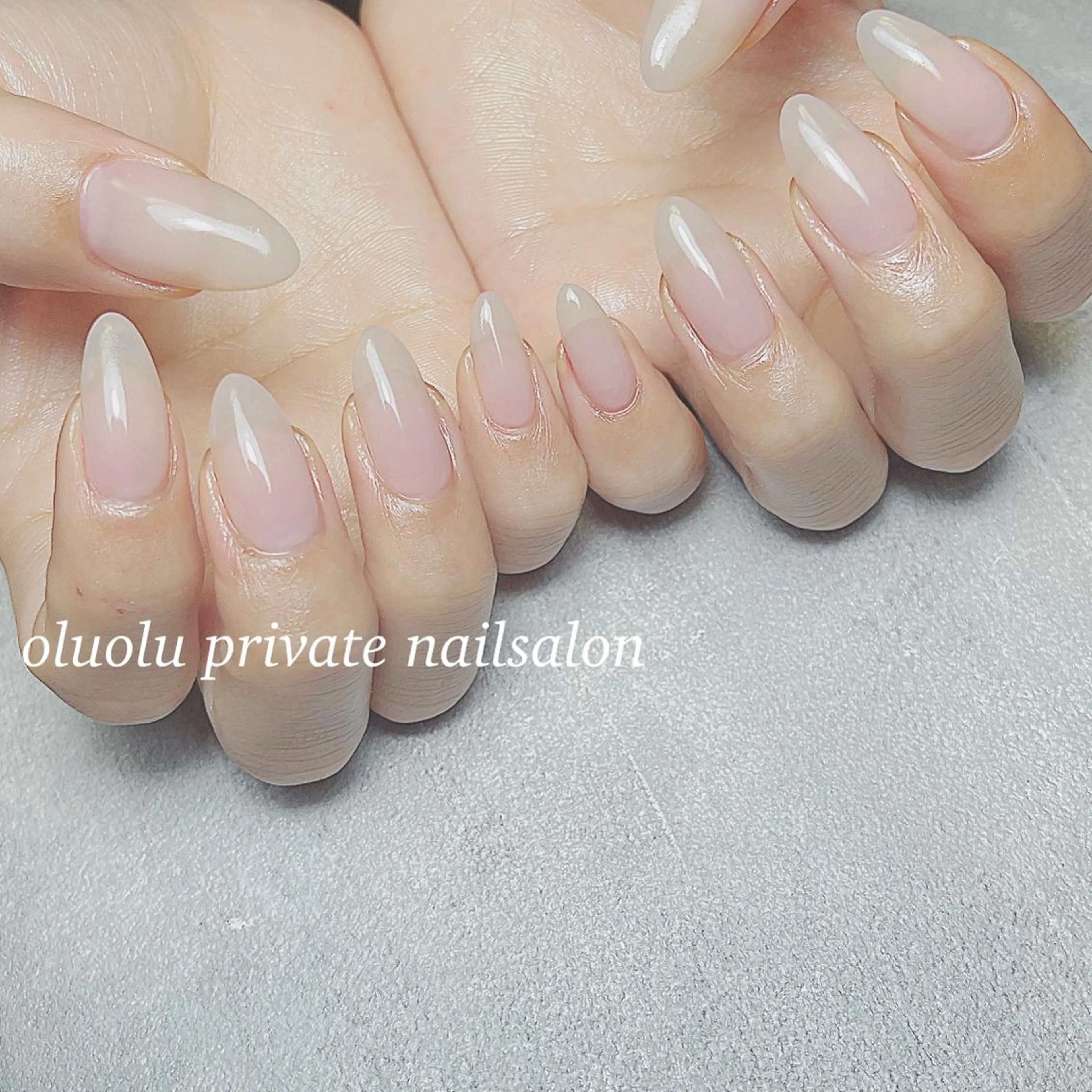 ネイル アートネイル メンズネイル ニュアンスネイル ワンカラーネイル シンプルネイル ハンドネイル 大村 紬華のネイルデザイン