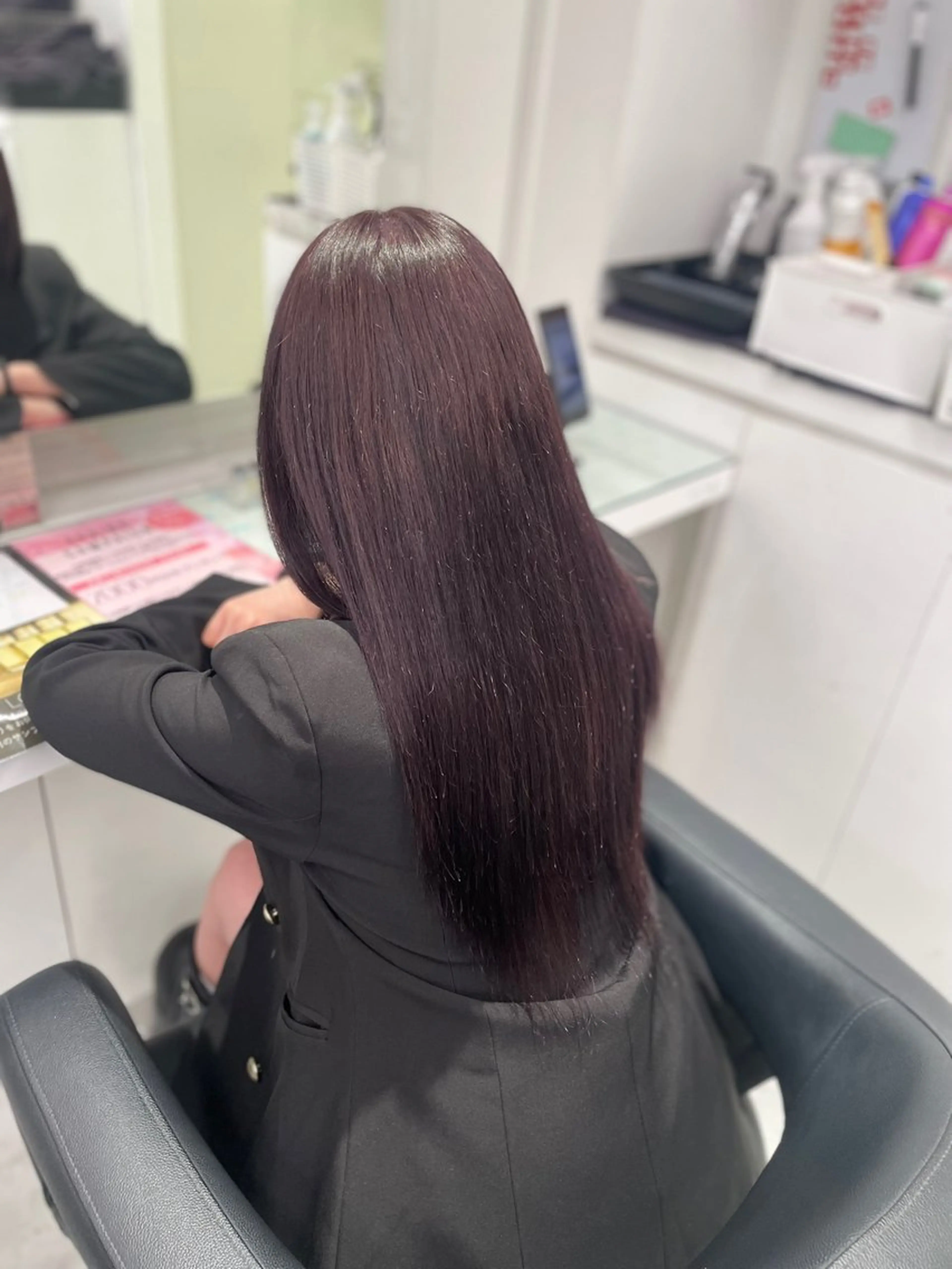 ロング カラー ヘアカラー トリートメント トレンド暖色ヘア🍒 miu🍒のヘアスタイル