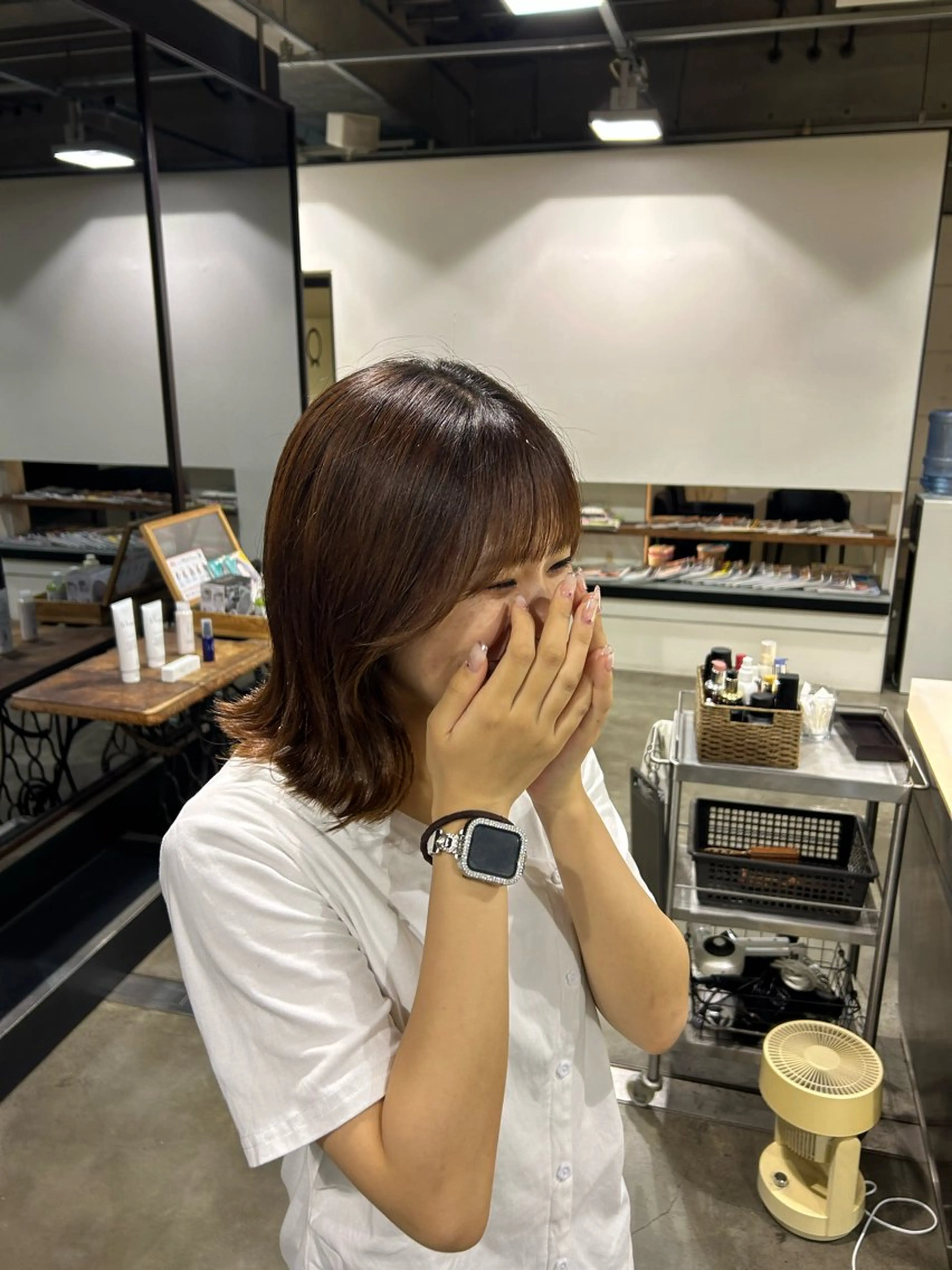 ミディアム unsarto所属・レイヤー💫パーマ 🌙 nanacoのヘアスタイル