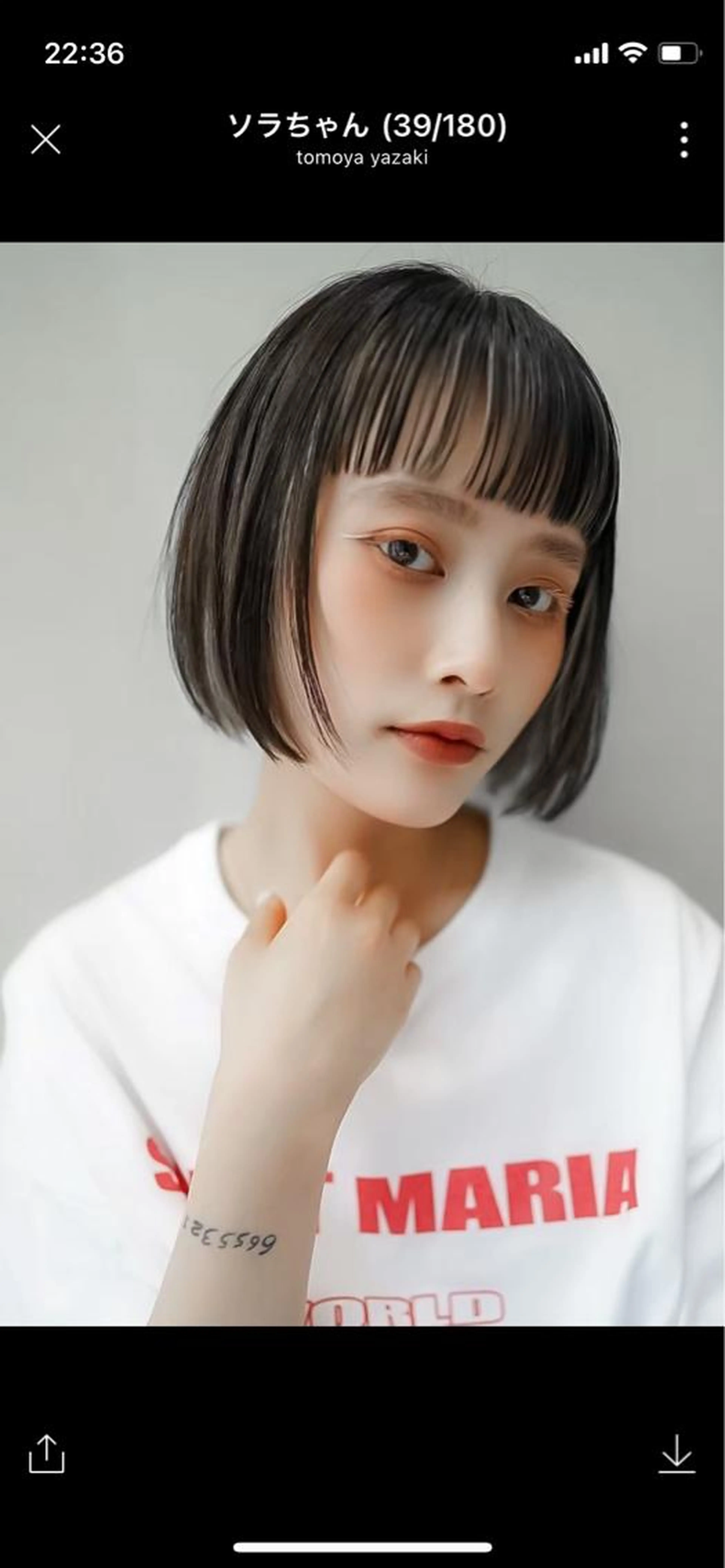 《月火限定》bob hair🌿骨格にフィットするナチュラルボブ𓈒𓂂𓏸 (カット+シャンプーブロー&スタイリング)の写真