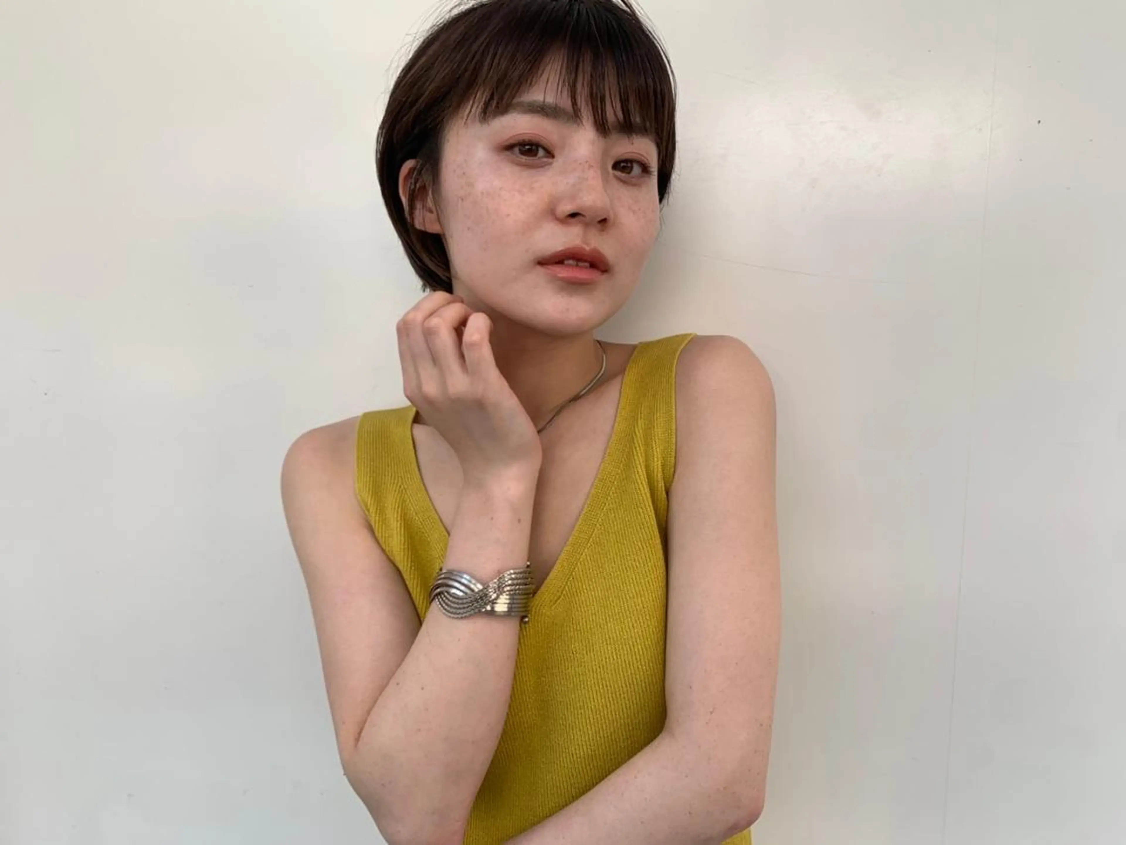 カラー ショート パーマ ダブルカラー グラデーションカラー ハイライトカラー イルミナカラー インナーカラー CEINE PATHのヘアスタイル