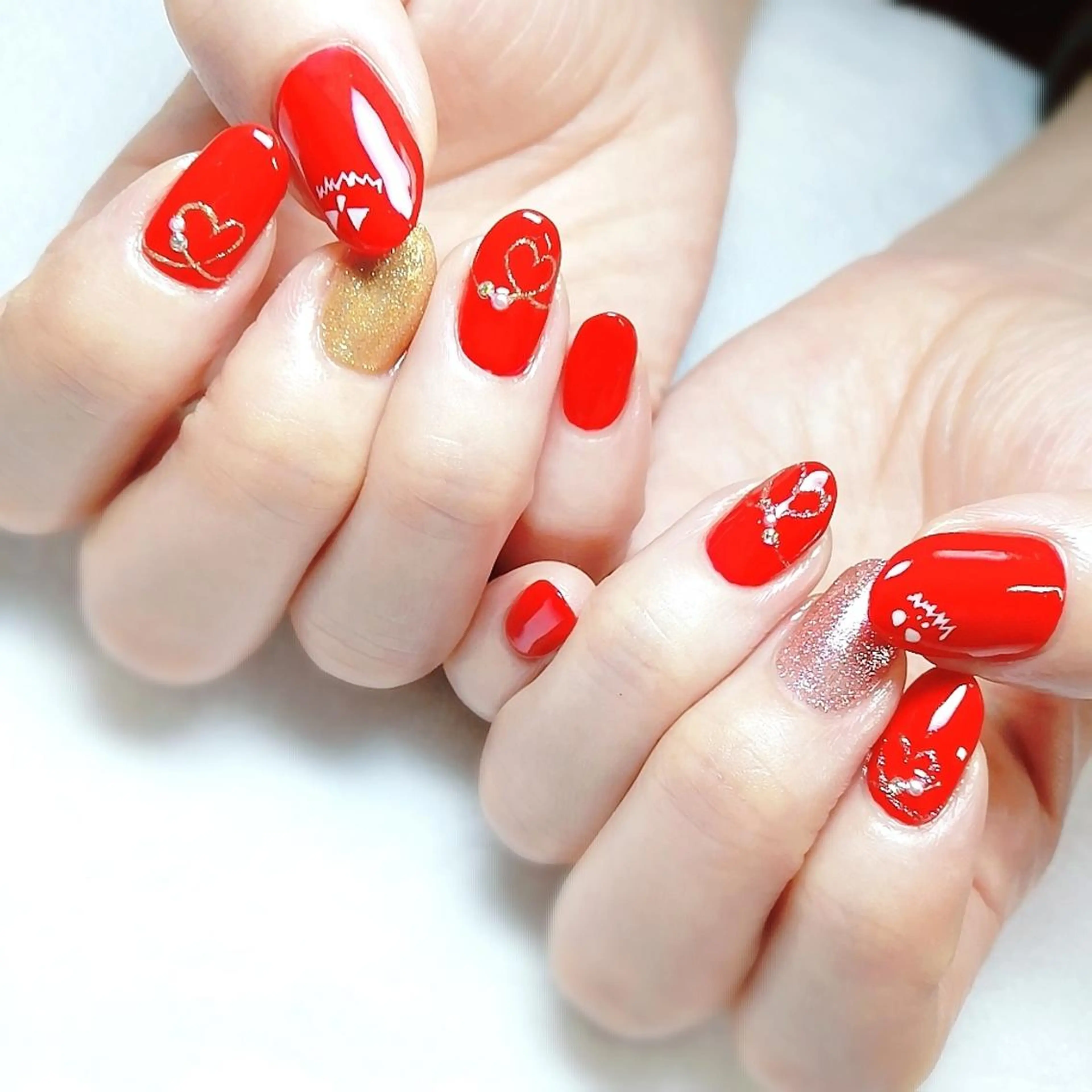 ネイル アートネイル ハンドネイル 柴崎 美幸のネイルデザイン