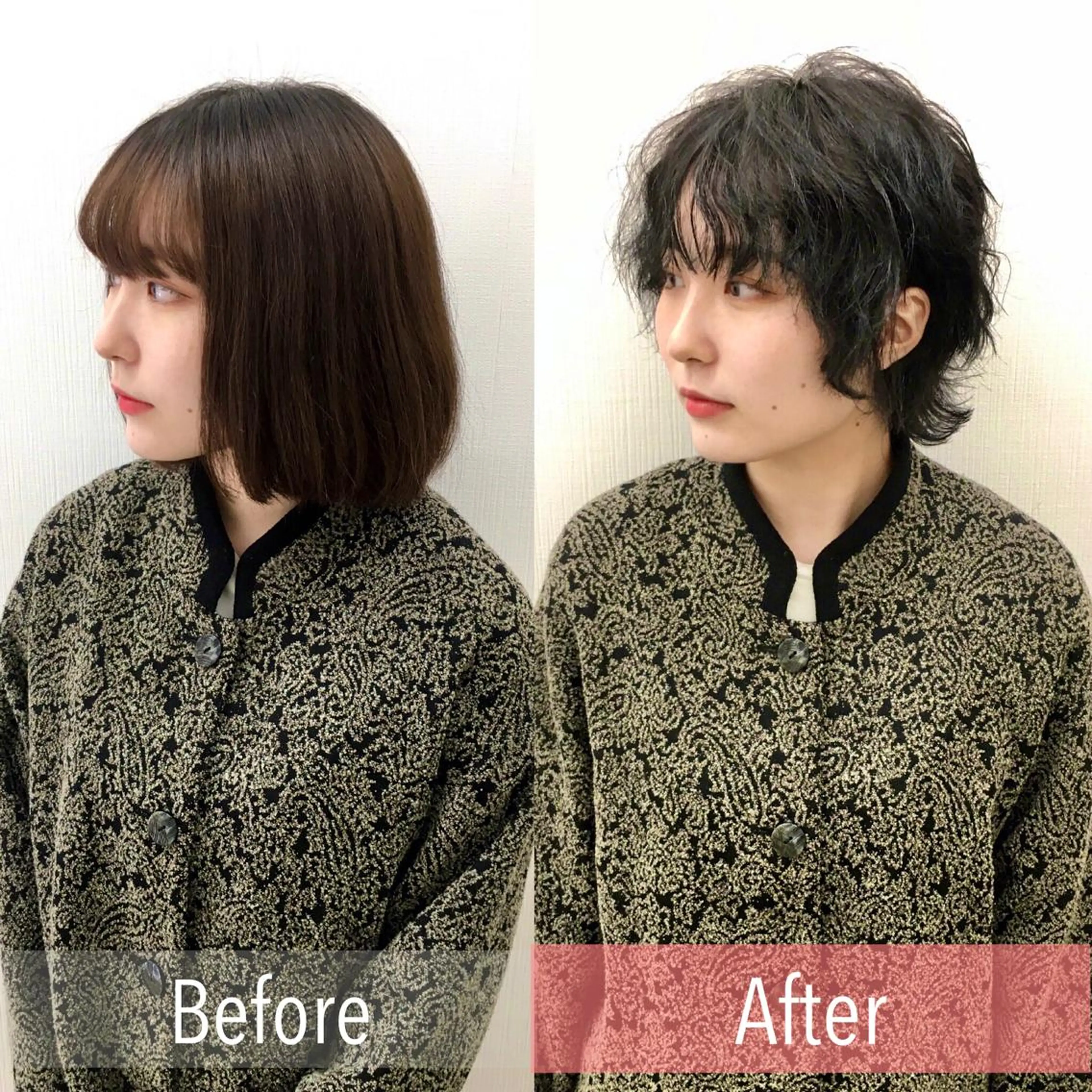 ショート カラー パーマ NoWL所属・大人可愛いショート＊ NoWL栗原隆成のヘアスタイル