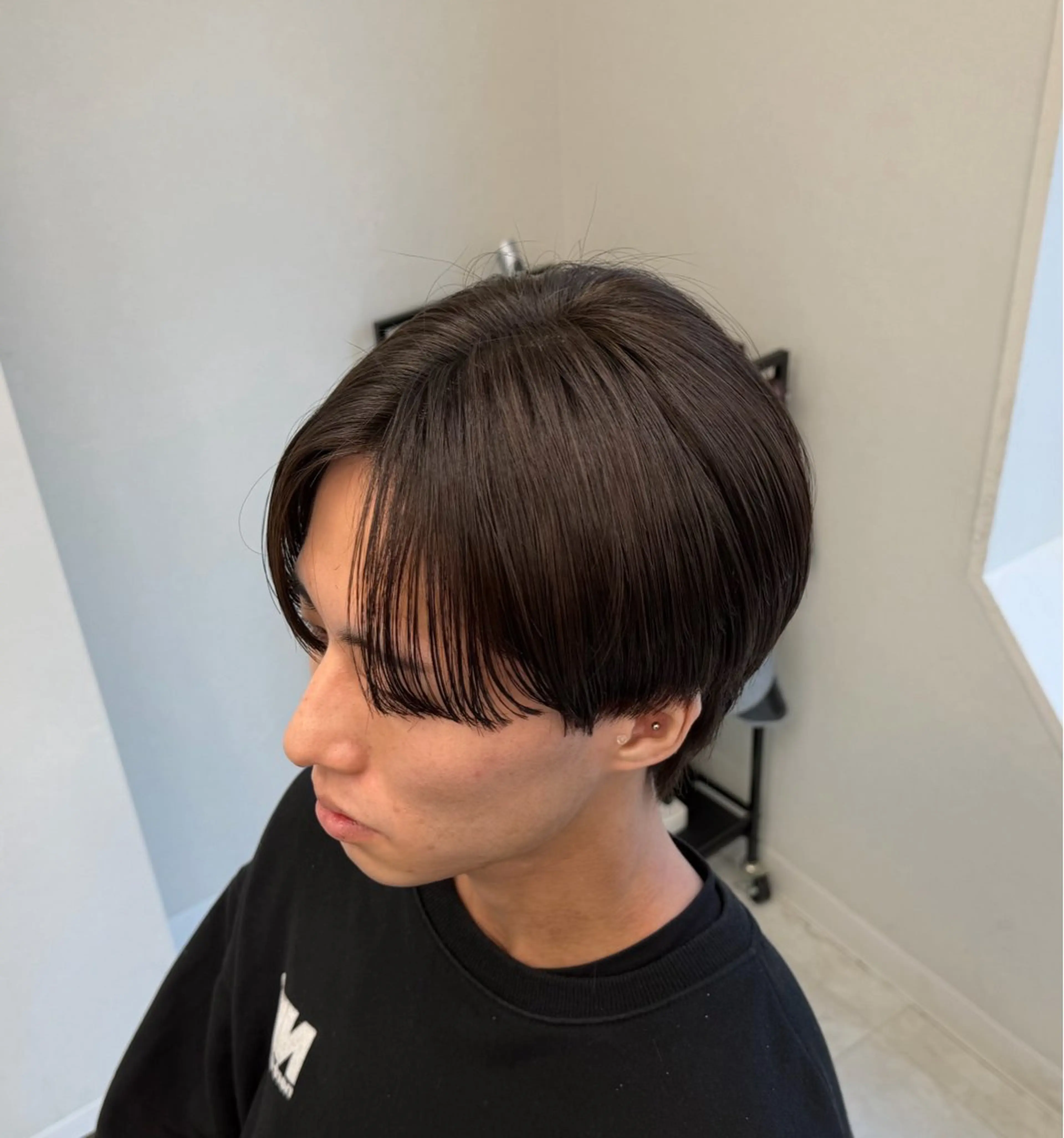 メンズ 艶髪/メンズウルフ/ 毛流れ/AOTOのヘアスタイル