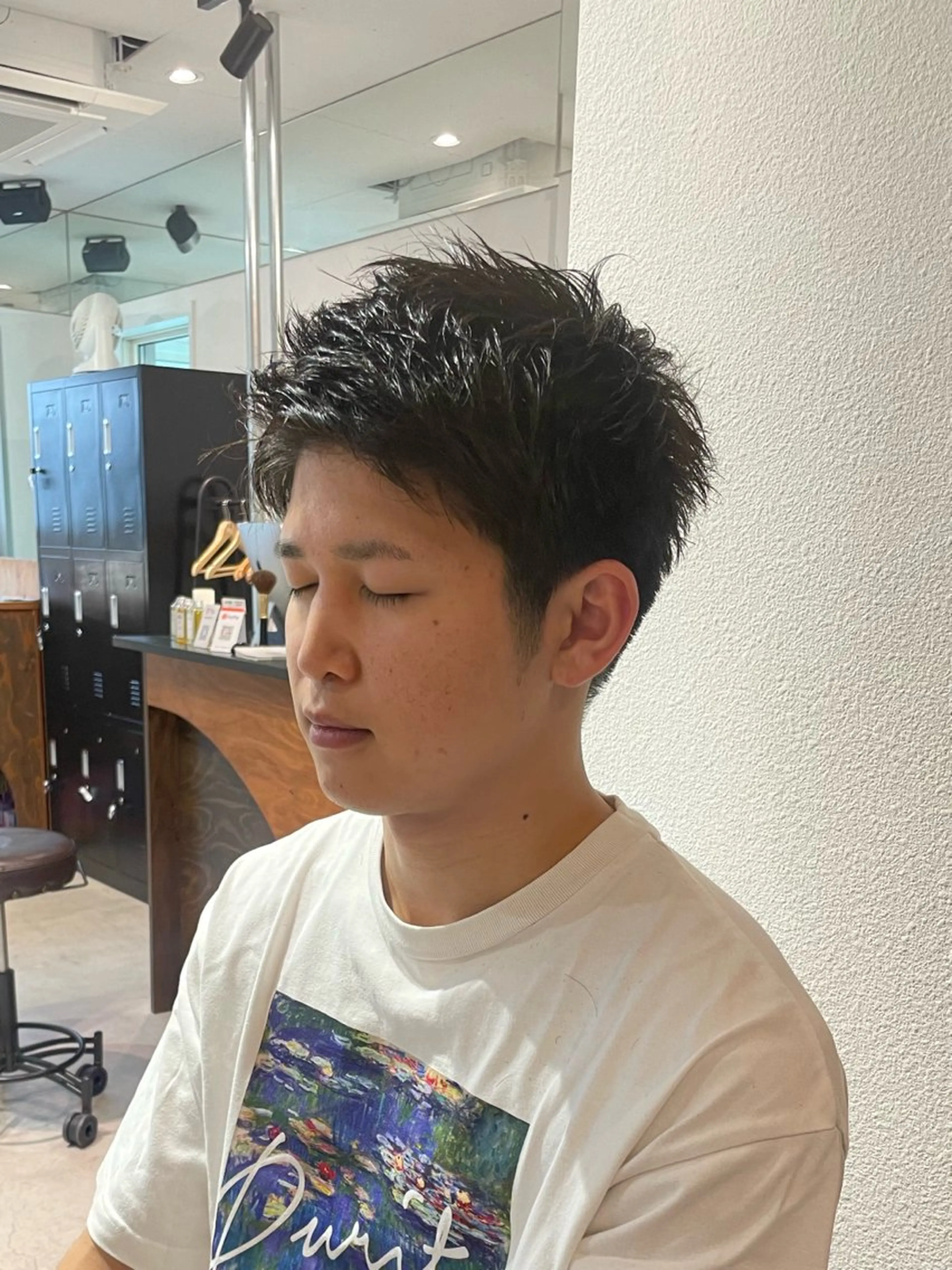 ショート メンズ ショートレイヤー ビジネス スパイキーショート レイヤーカット ショートヘア 🌈月1夜モデル募集 📩ください⭐️のヘアスタイル