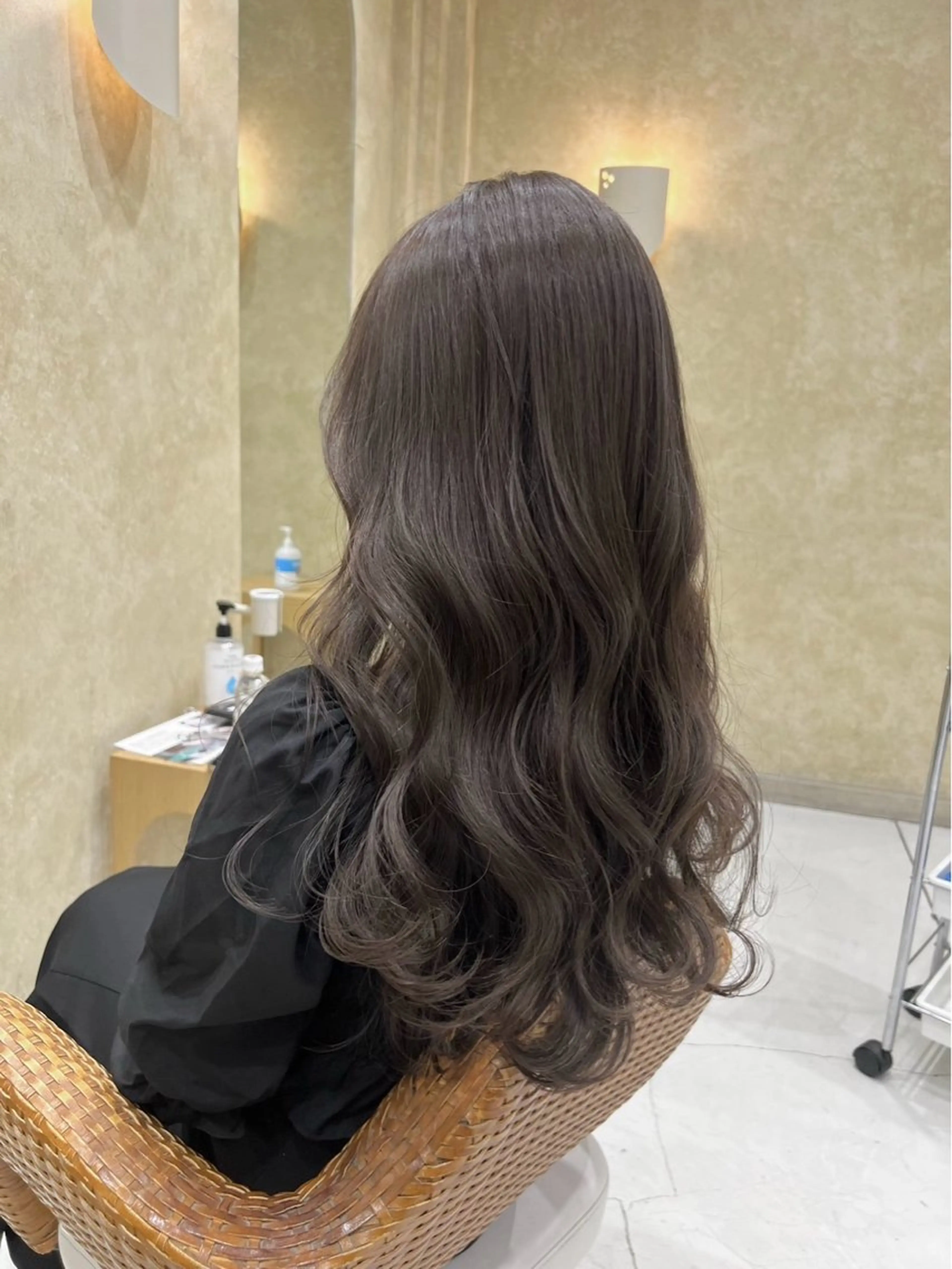 ロング カラー 竹内 亜由夢のヘアスタイル