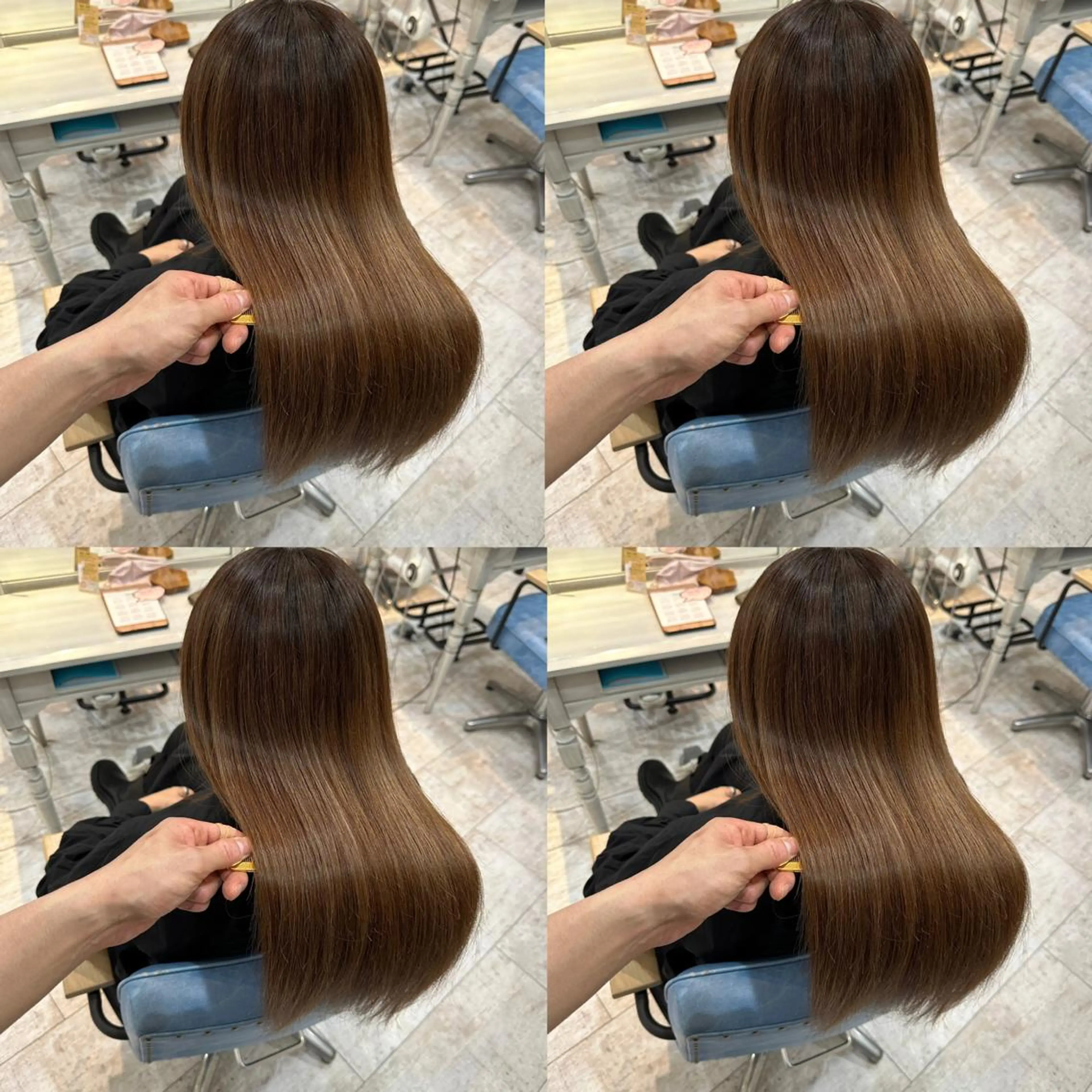 ロング カラー カット トリートメント 店長✨レイヤー✖️ 髪質改善✖️韓国ヘアのヘアスタイル