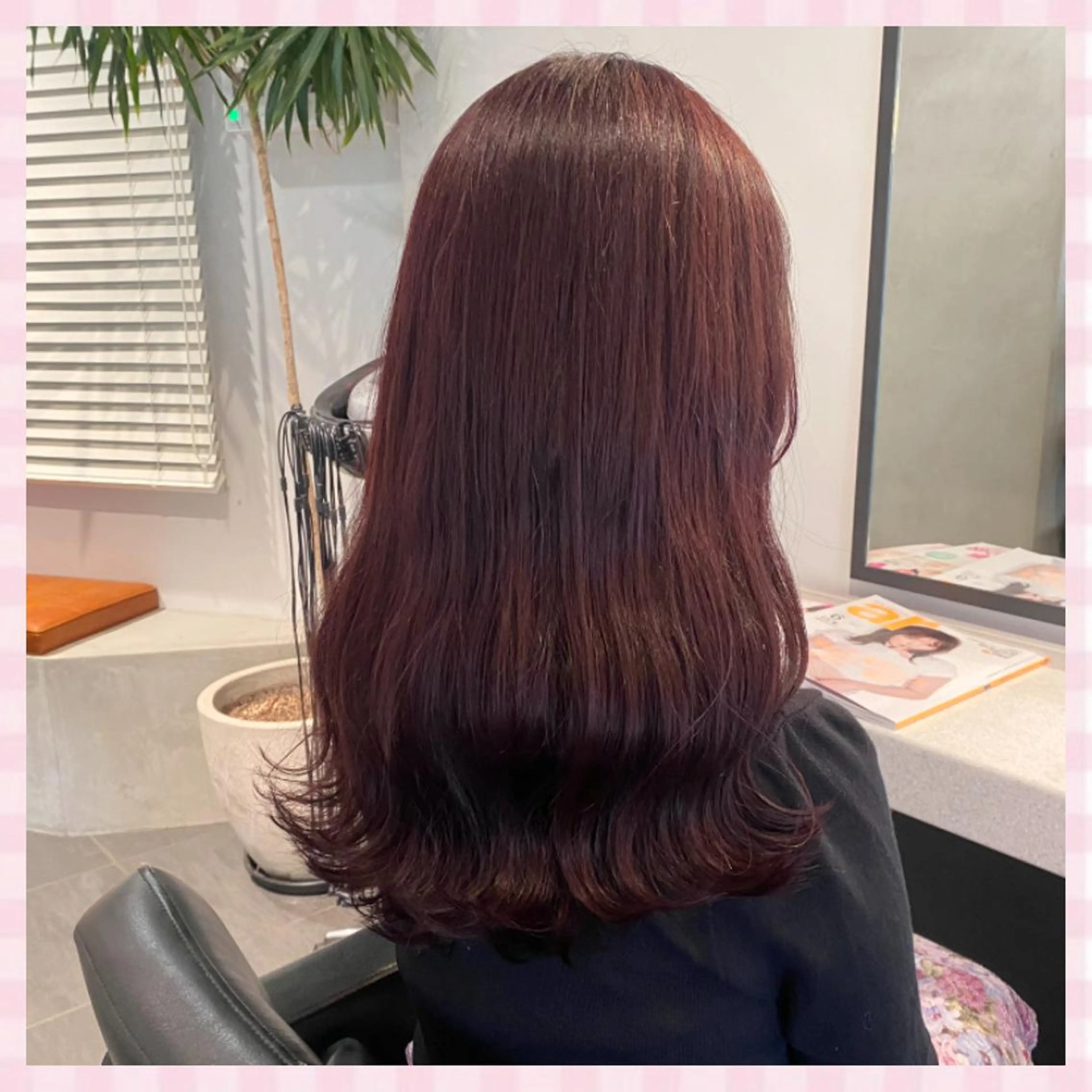 セミロング カラー カット ヘアカラー トリートメント 💗ガーリーヘア🎀 saki💗のヘアスタイル