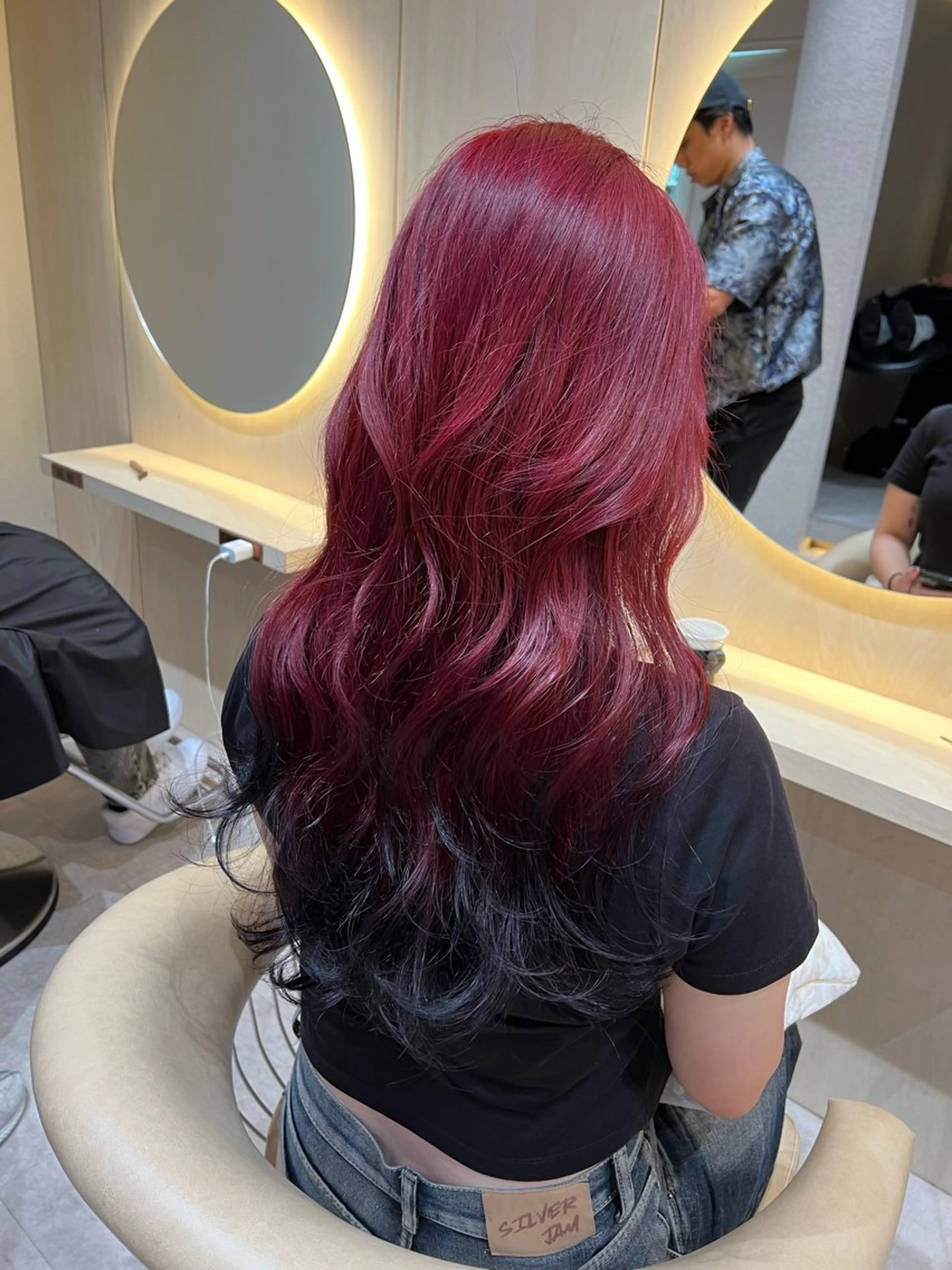 ロング カラー カット ヘアカラー トリートメント レイヤーカット/ 顔周り 五島巨幹のヘアスタイル