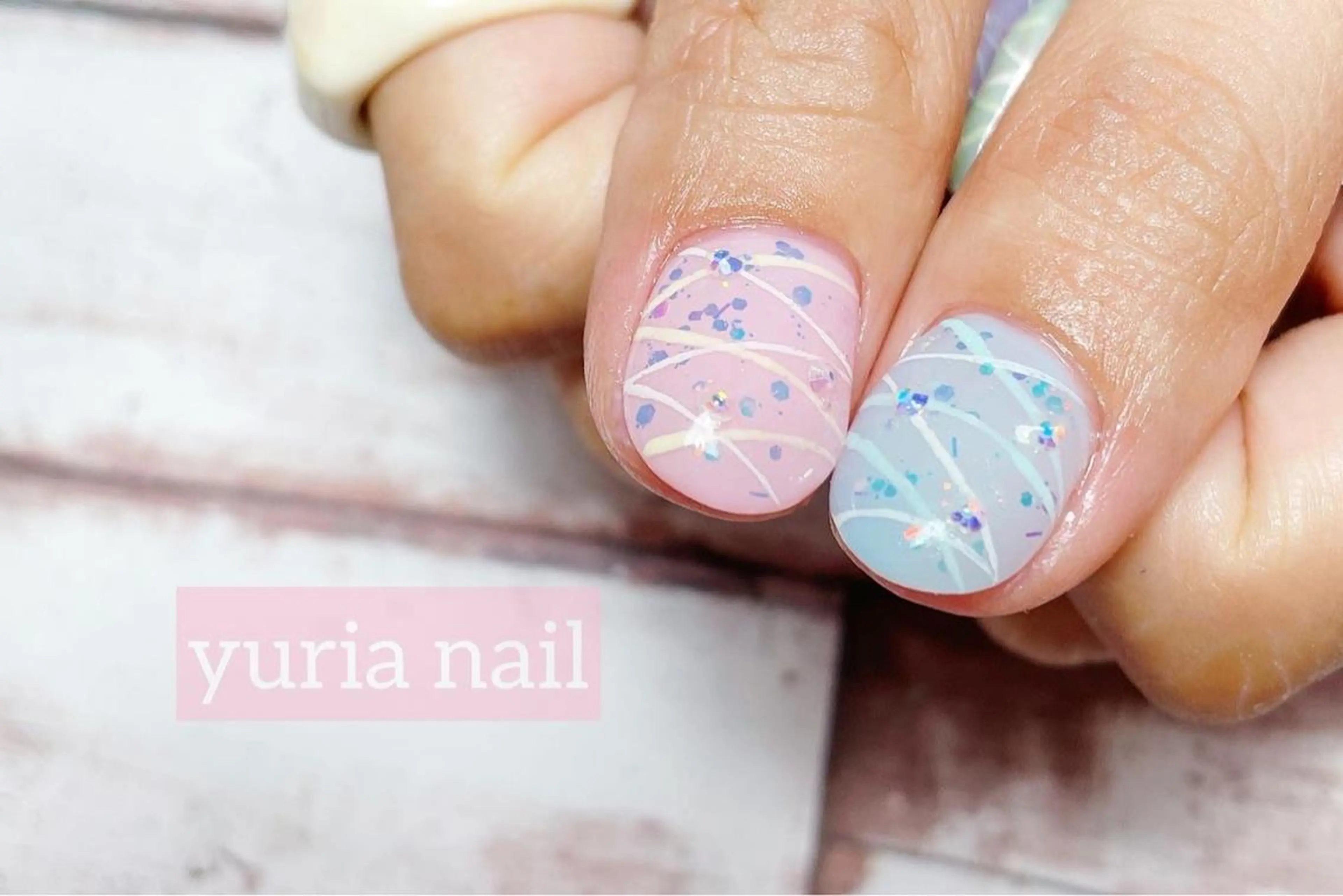 ネイル アートネイル ジェルネイル パステルネイル ストーンネイル ネイルチップ その他(ネイル) 小林 ゆりあのネイルデザイン