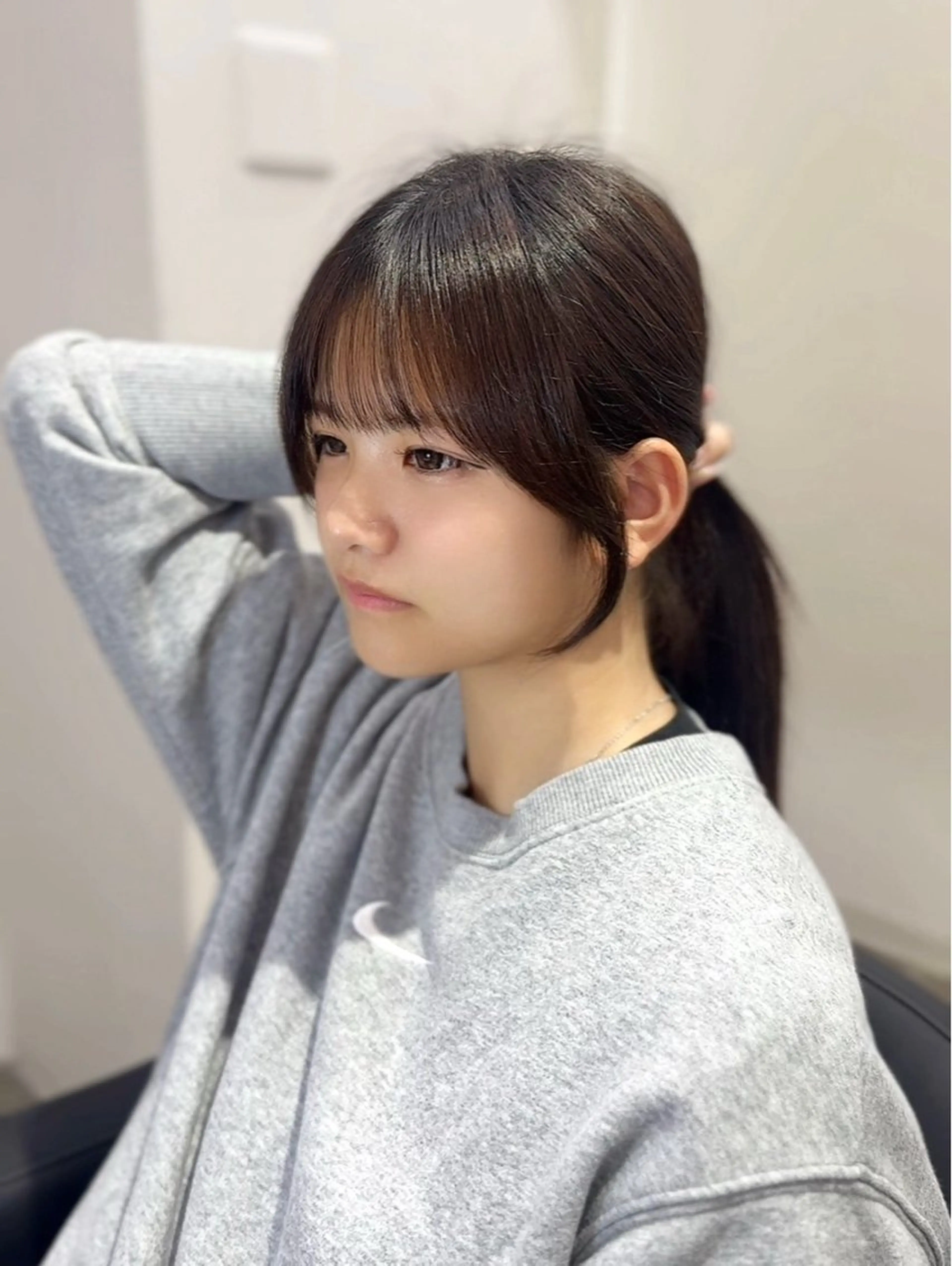 ロング カット トリートメント YUZU🎀顔まわり ×レイヤーカットのヘアスタイル