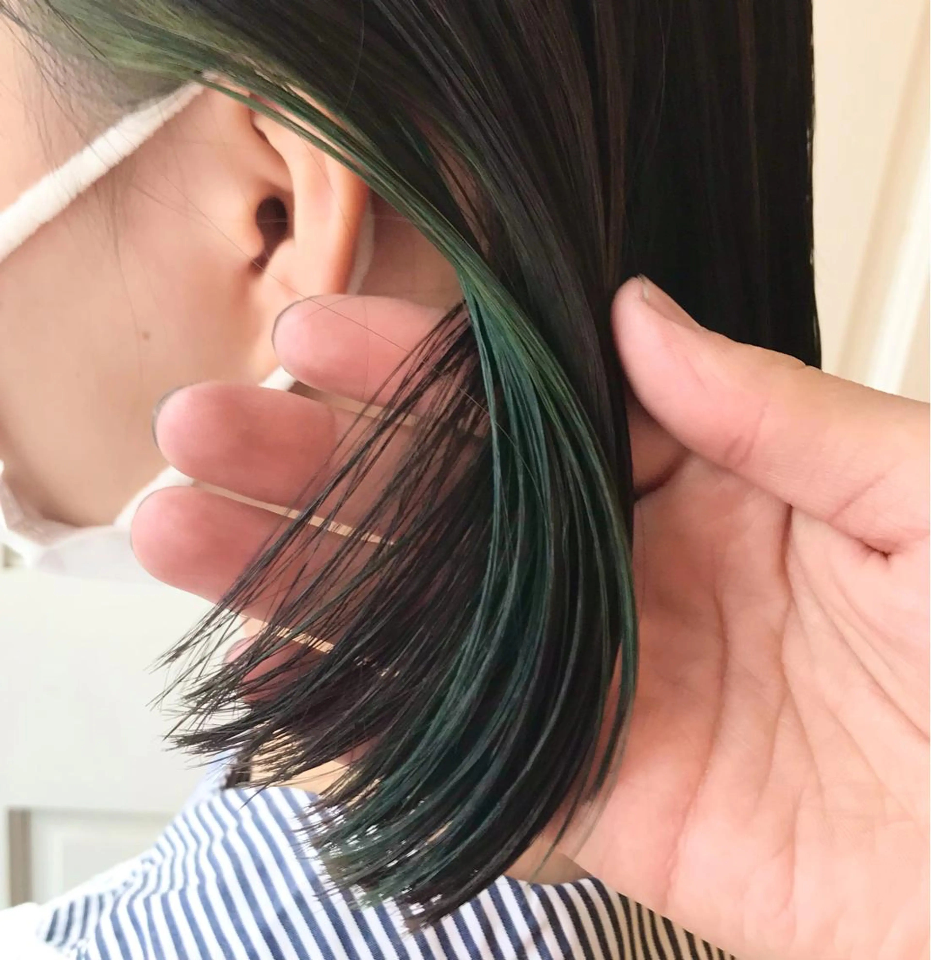 カット＋イヤリングカラー🦋22,000の写真