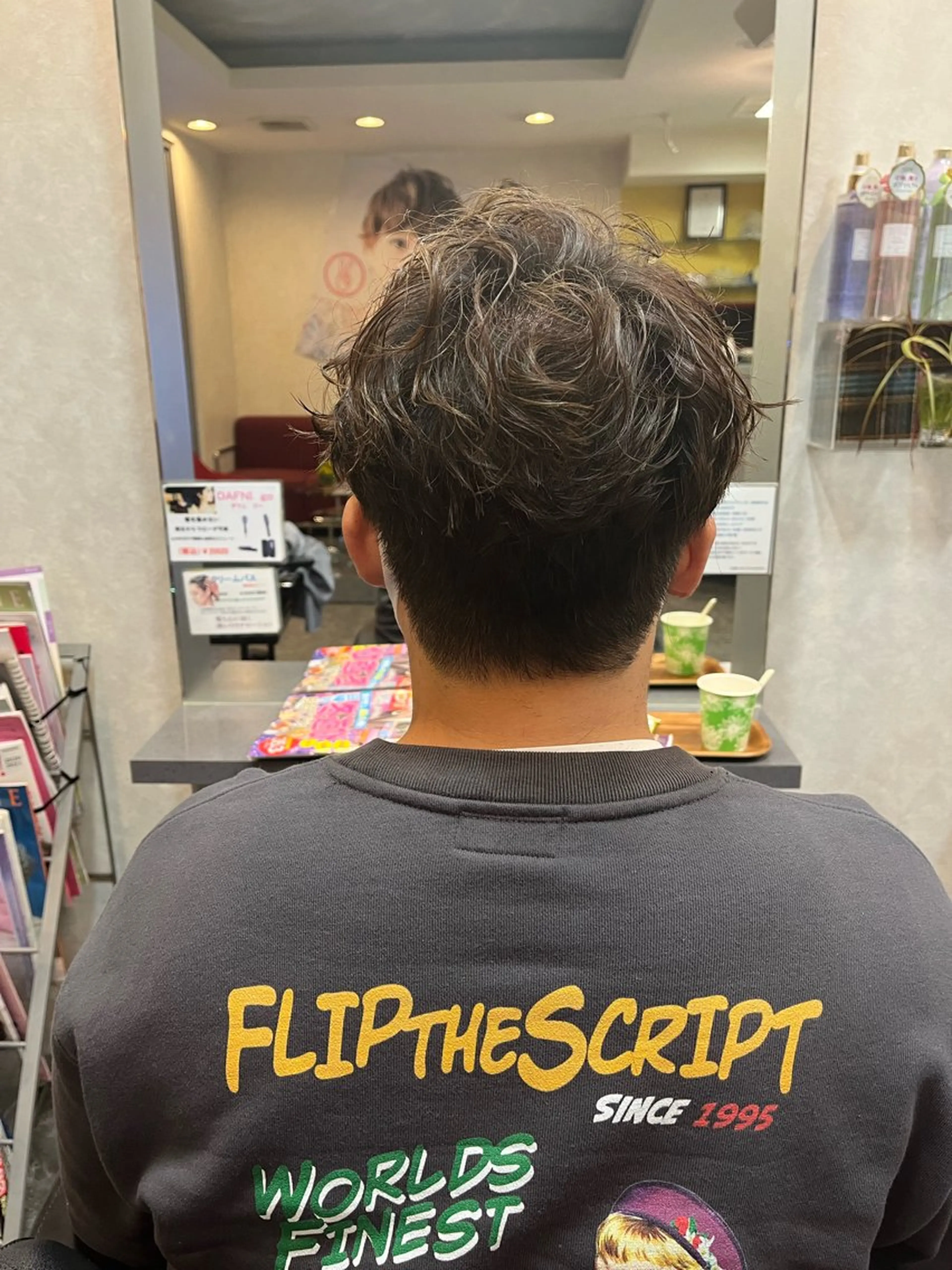 ショート パーマ BARBERSHOP DALIE所属・喜瀬 慎斗のヘアスタイル