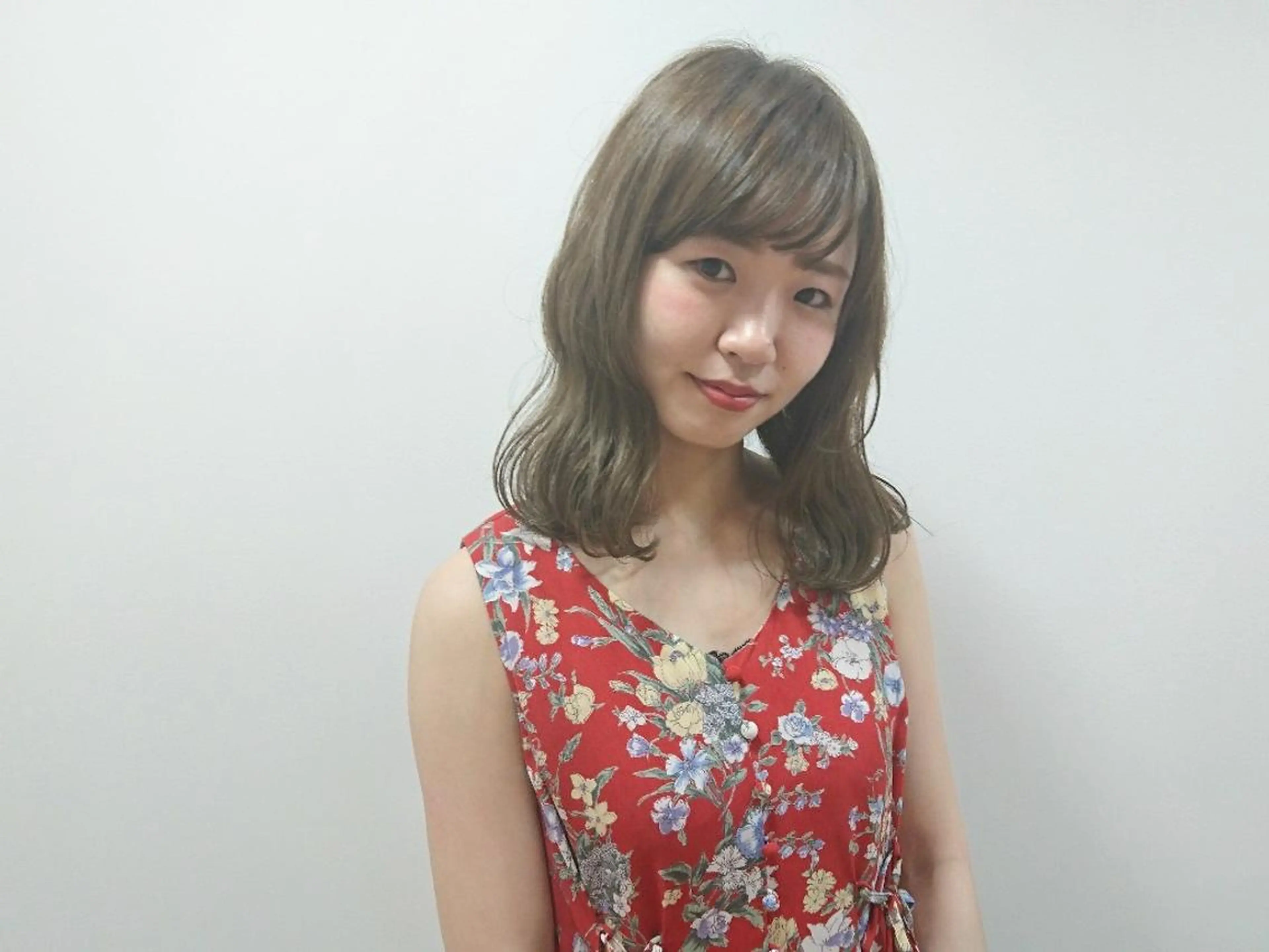 ミディアム カラー ✨ブリーチなし透明感 カラー✨ゆりかのヘアスタイル