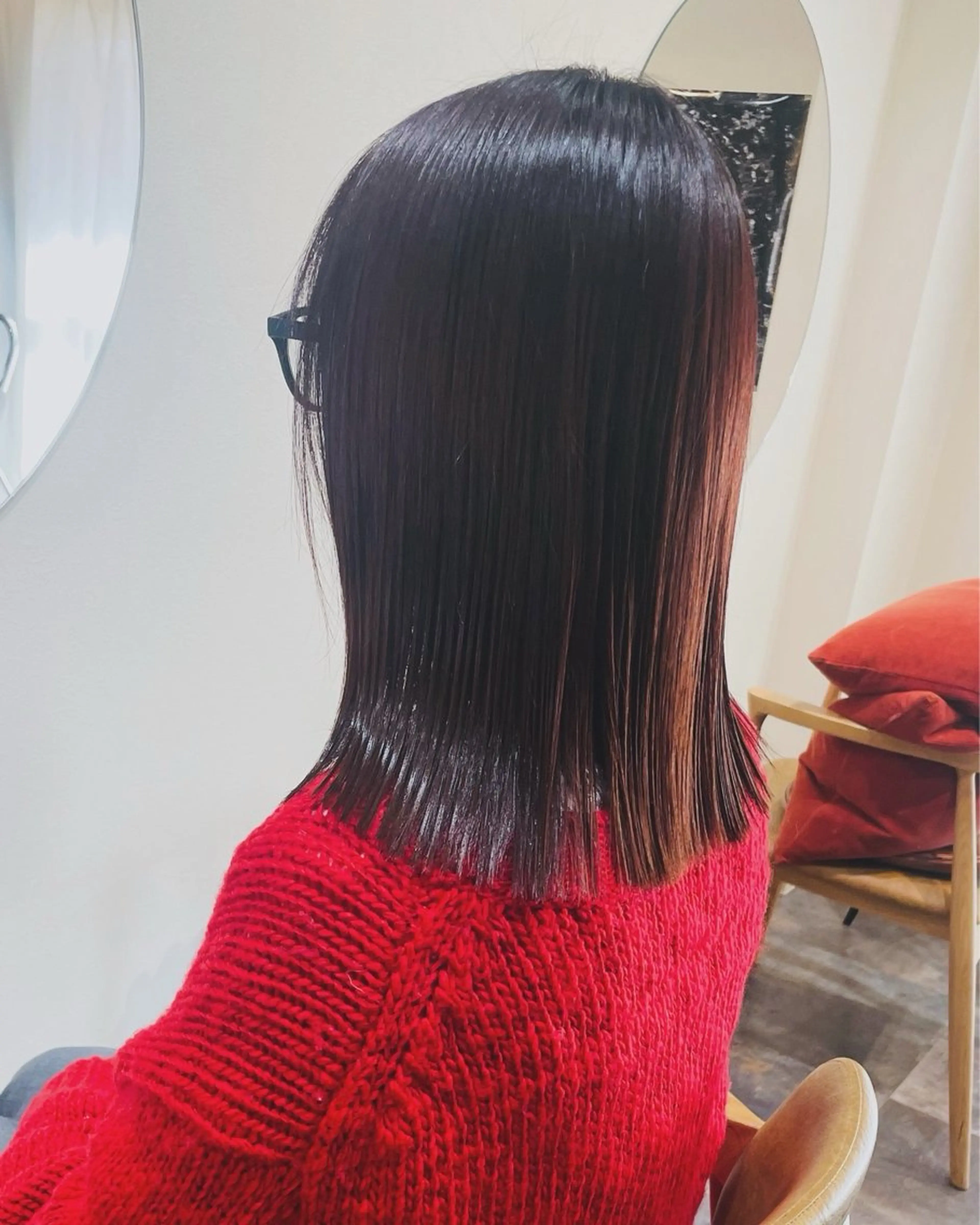 ミディアム カラー 髪質改善 カット ヘアカラー トリートメント 鎌田卓也/髪質改善 /透明感カラーのヘアスタイル