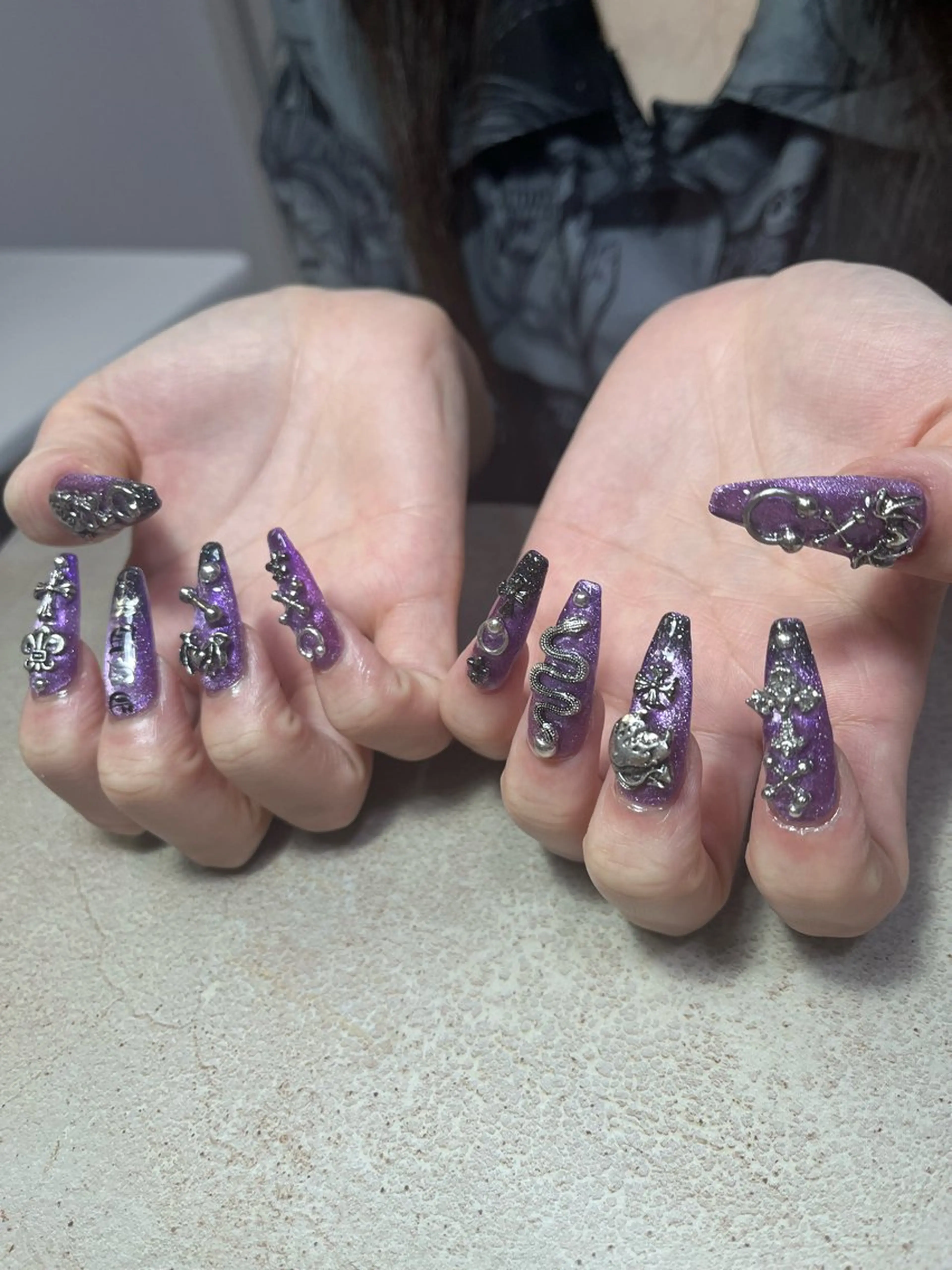 ネイル ハンドネイル goldgleams ちなのネイルデザイン