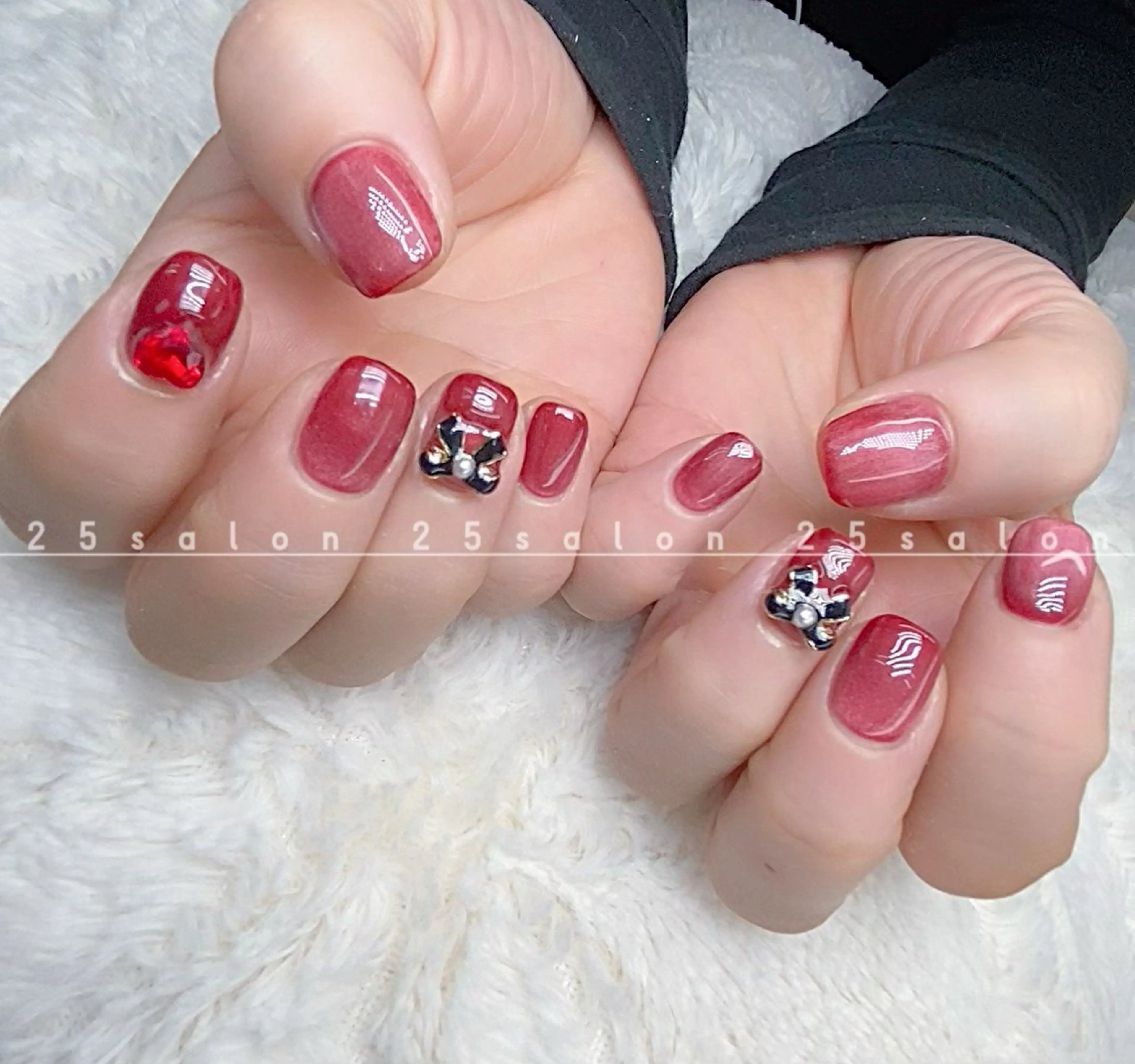 ネイル オーロラネイル チークネイル フットネイル フレンチネイル ジェルネイル 2 5のマツエク・マツパデザイン