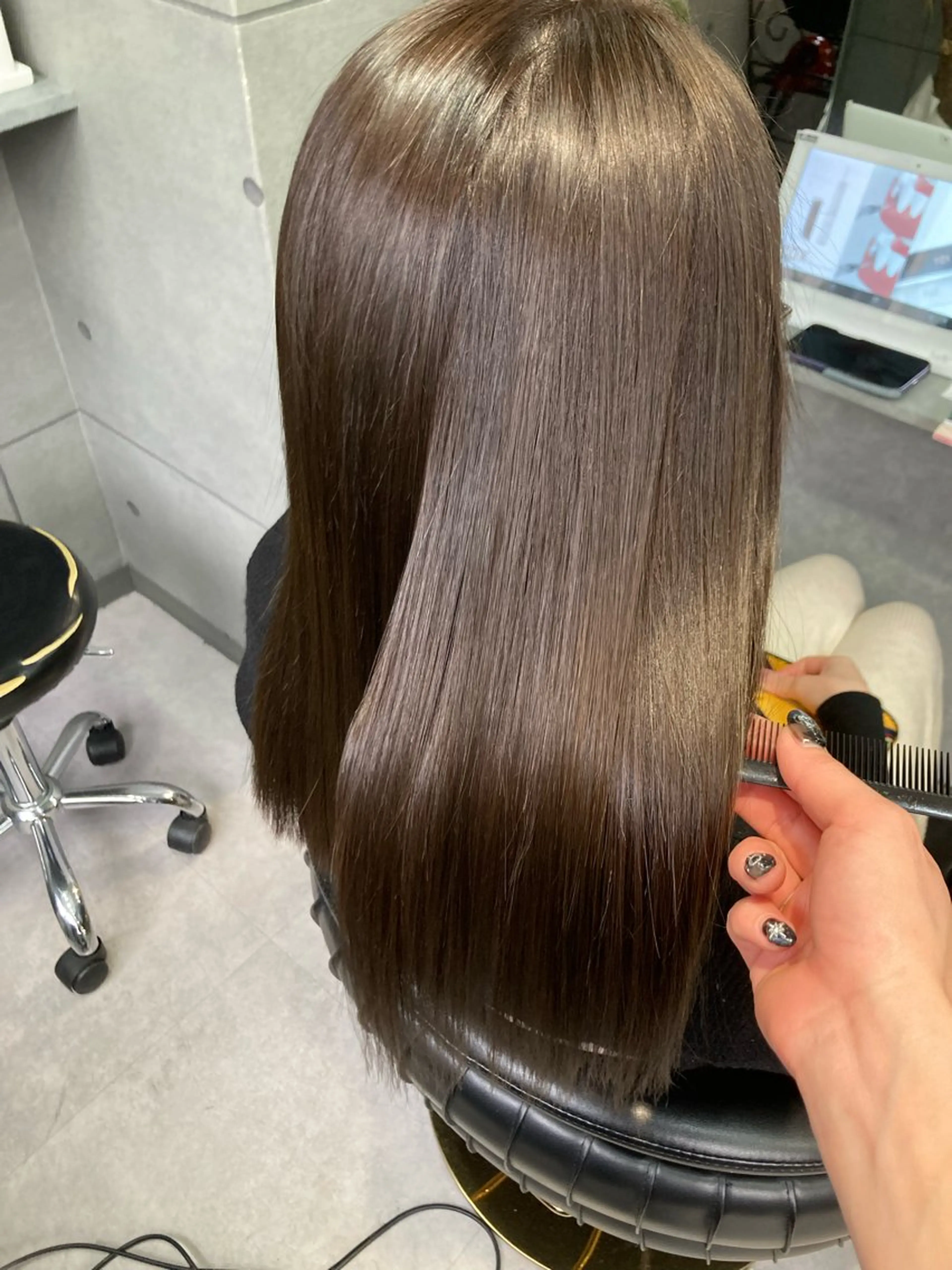 ロング トリートメント 髪質改善☺︎縮毛矯正 ふじい まりんのヘアスタイル