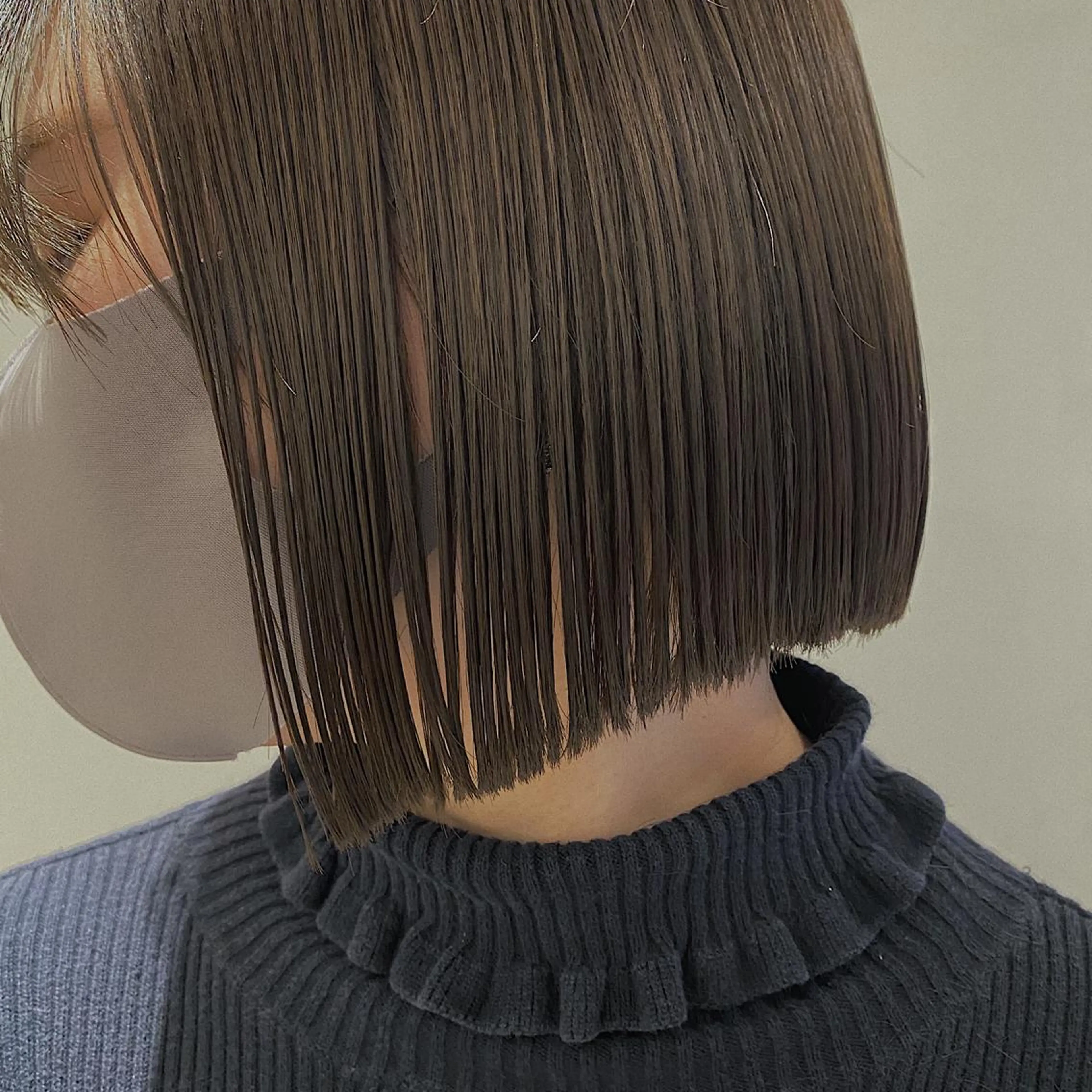 ショート ヘアアレンジ 切りっぱなしボブ ボブ 波巻きスパイラルパー マ/シャドウパーマ駿のヘアスタイル