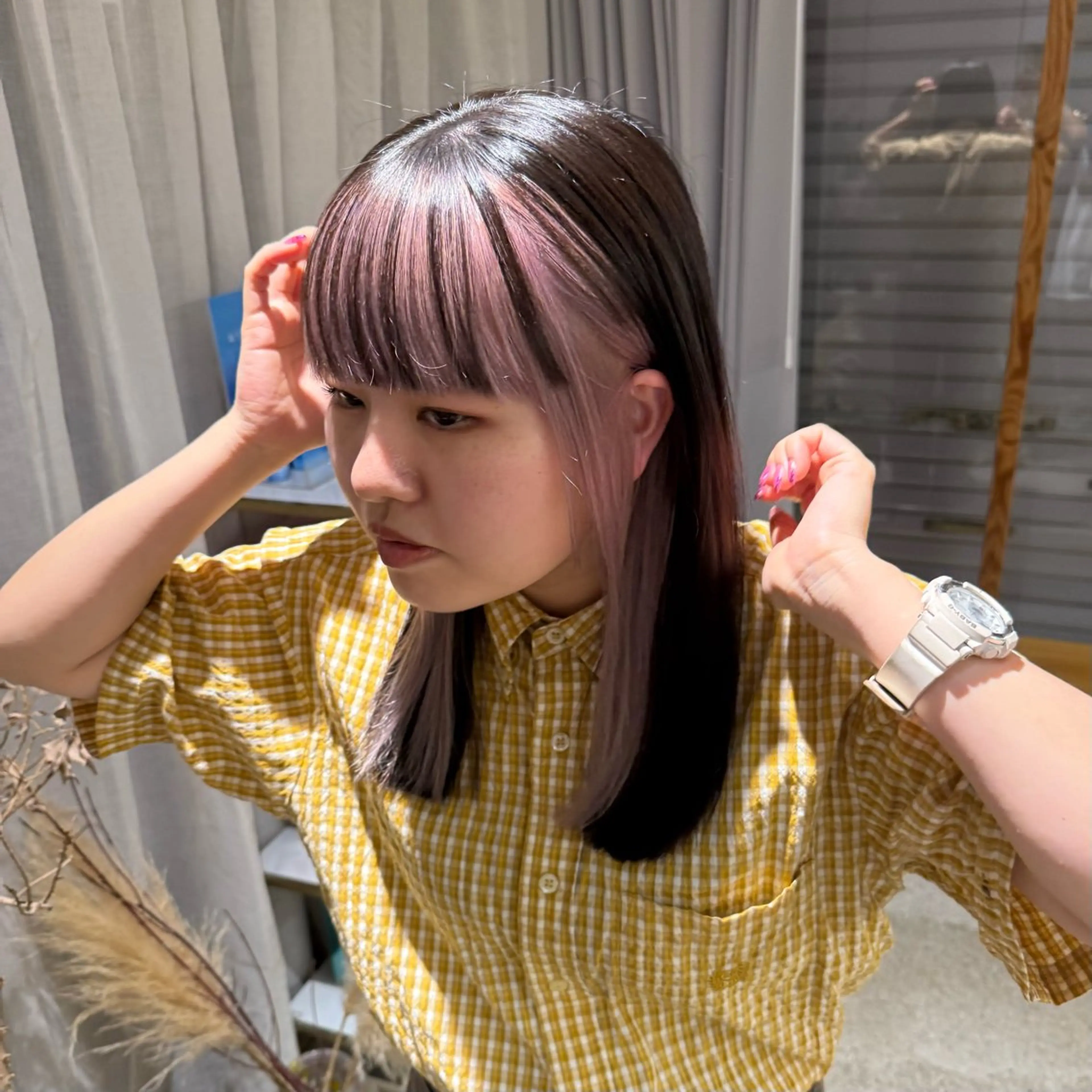 【平日限定】カット+フェイスフレーミング+プレトリートメントの写真