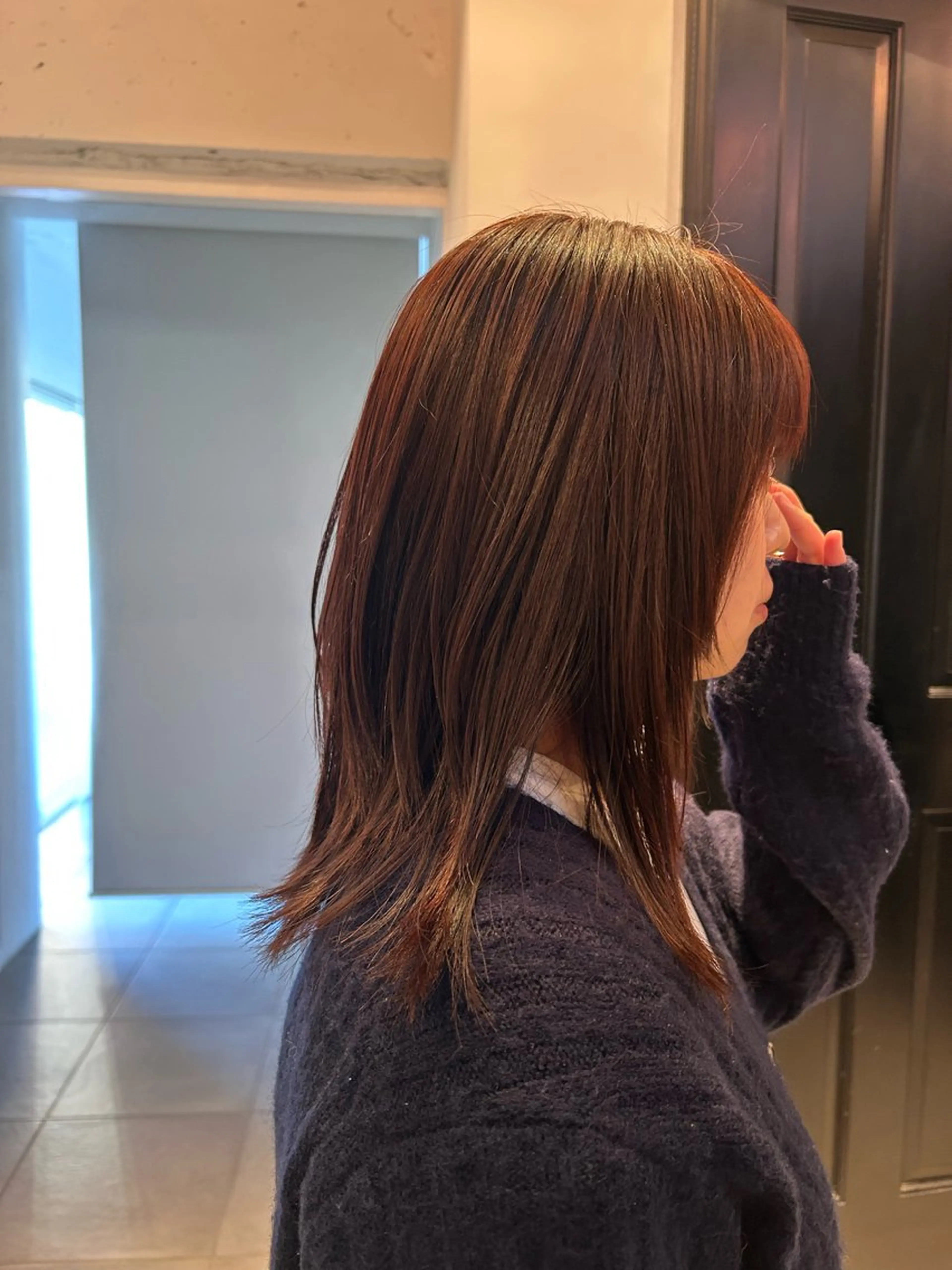 ミディアム カラー ヘアカラー ダブルカラー/ 艶カラー／こうきのヘアスタイル