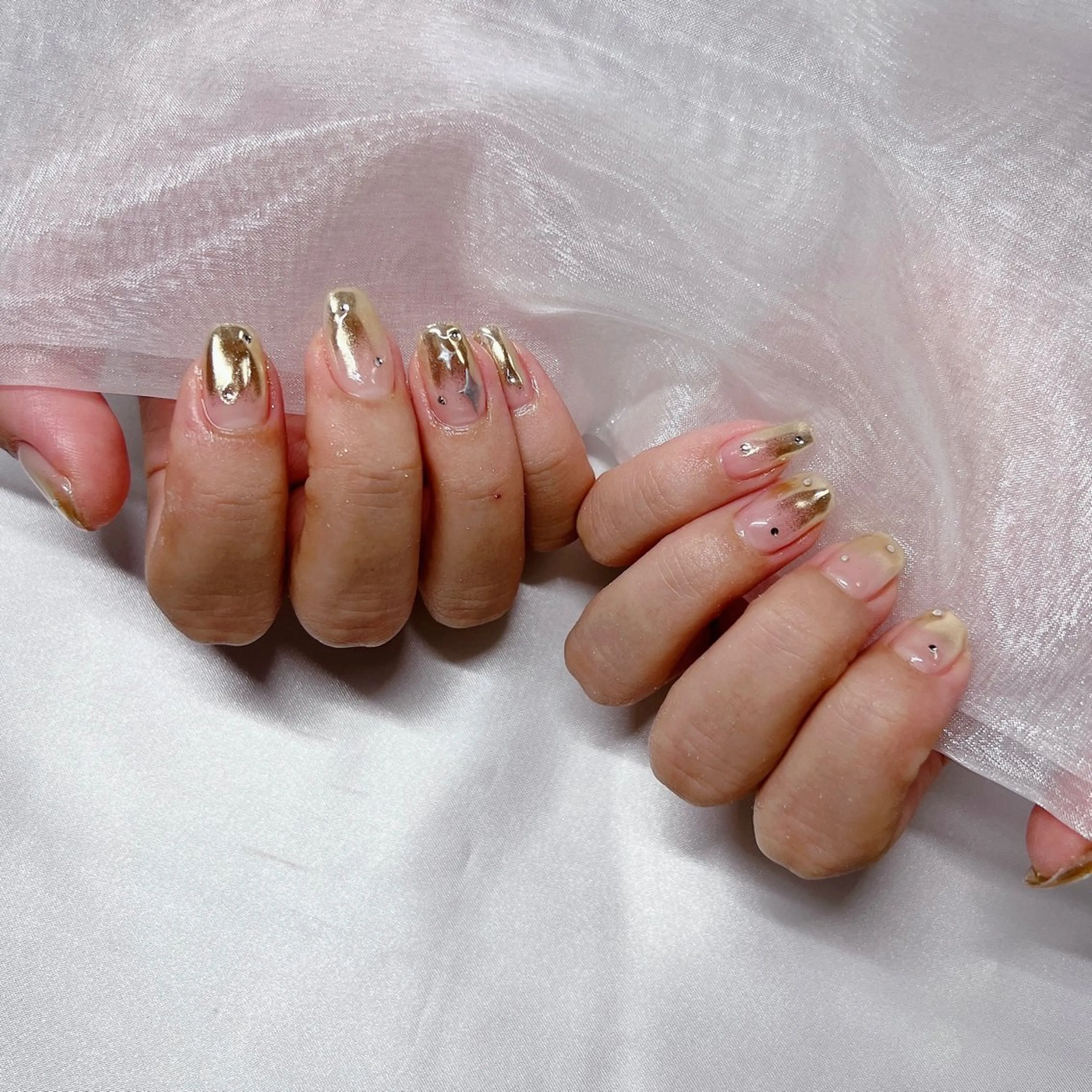 ネイル ジェルネイル 韓国ネイル マグネットネイル 持ち込み ニュアンスネイル -nail salon-Reward所属・nail salon Rewardのネイルデザイン