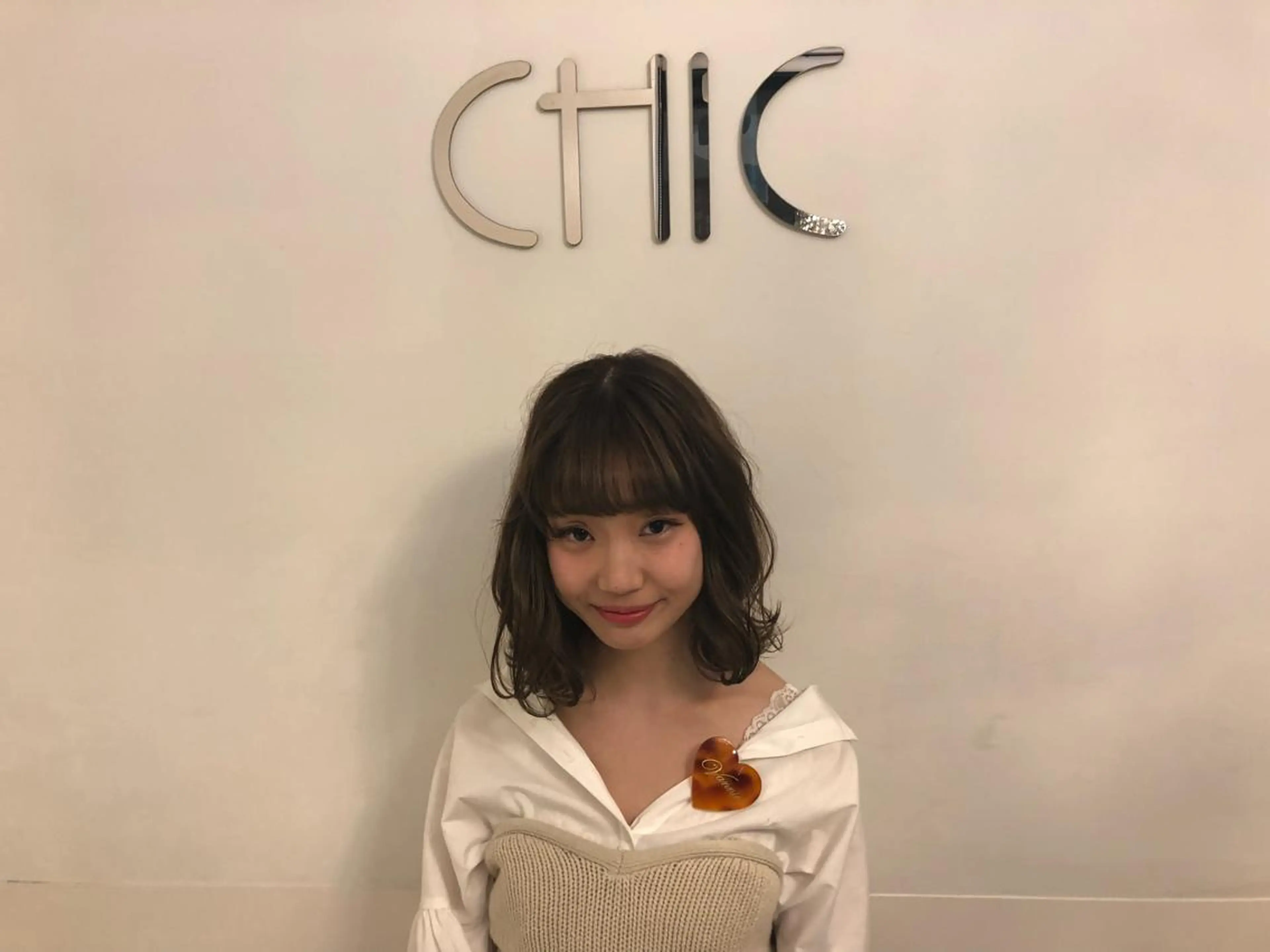 ミディアム GLROW haruhiのヘアスタイル