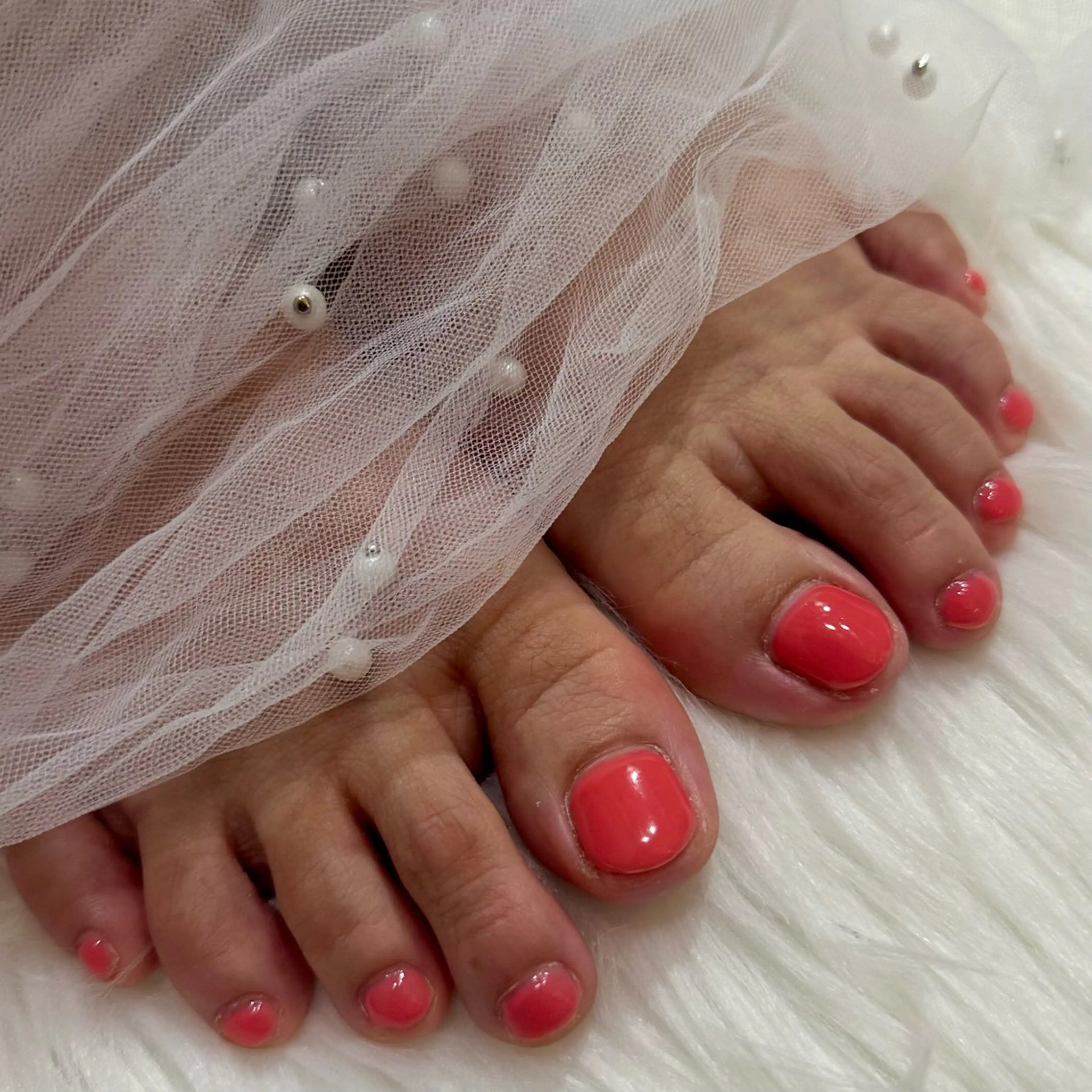 🍒フットワンカラー➕角質ケア🍒の写真