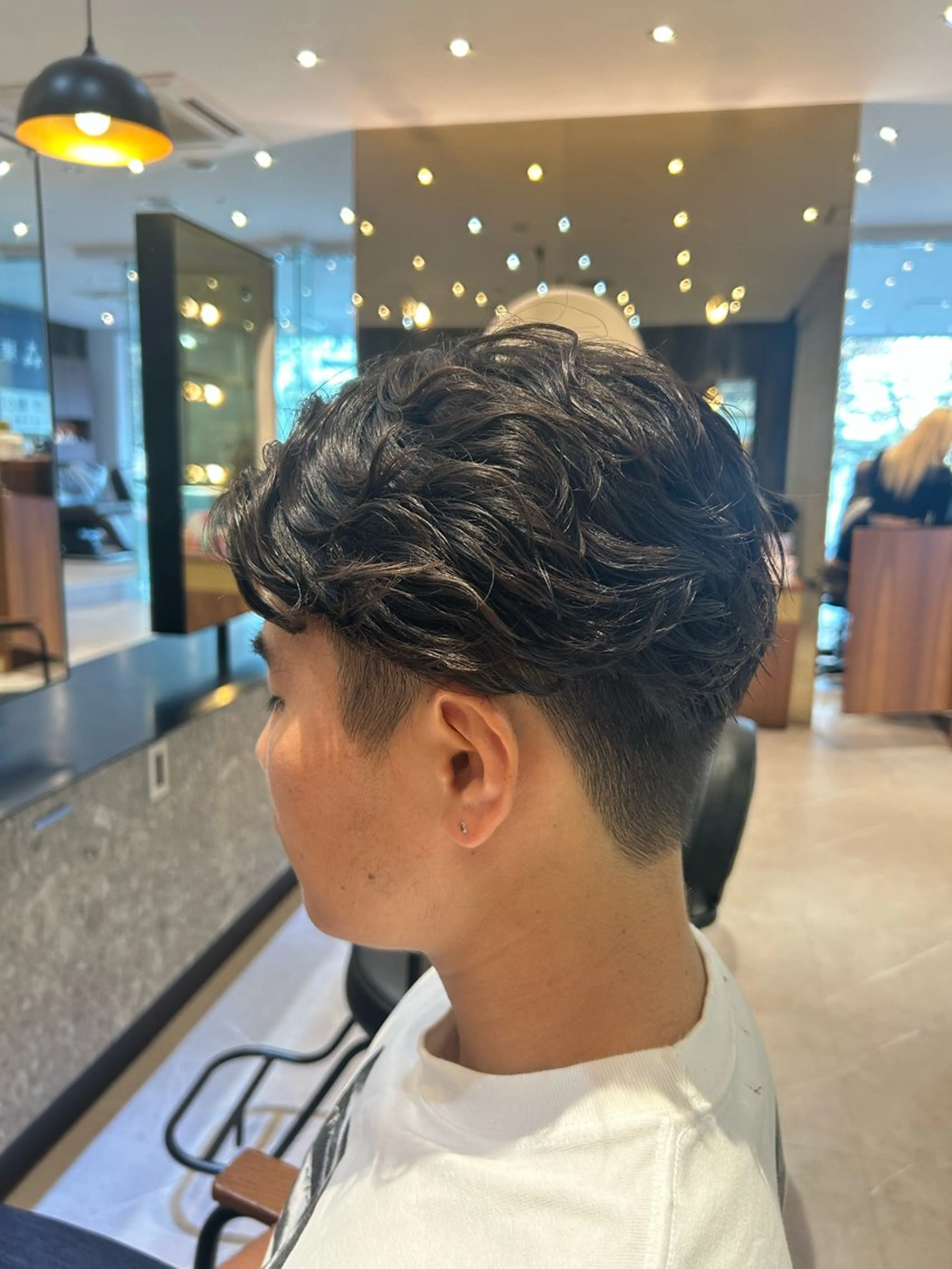 パーマ メンズ カット パーマ 縮毛矯正/カット/ 韓国ヘア/蛯原🍤のヘアスタイル