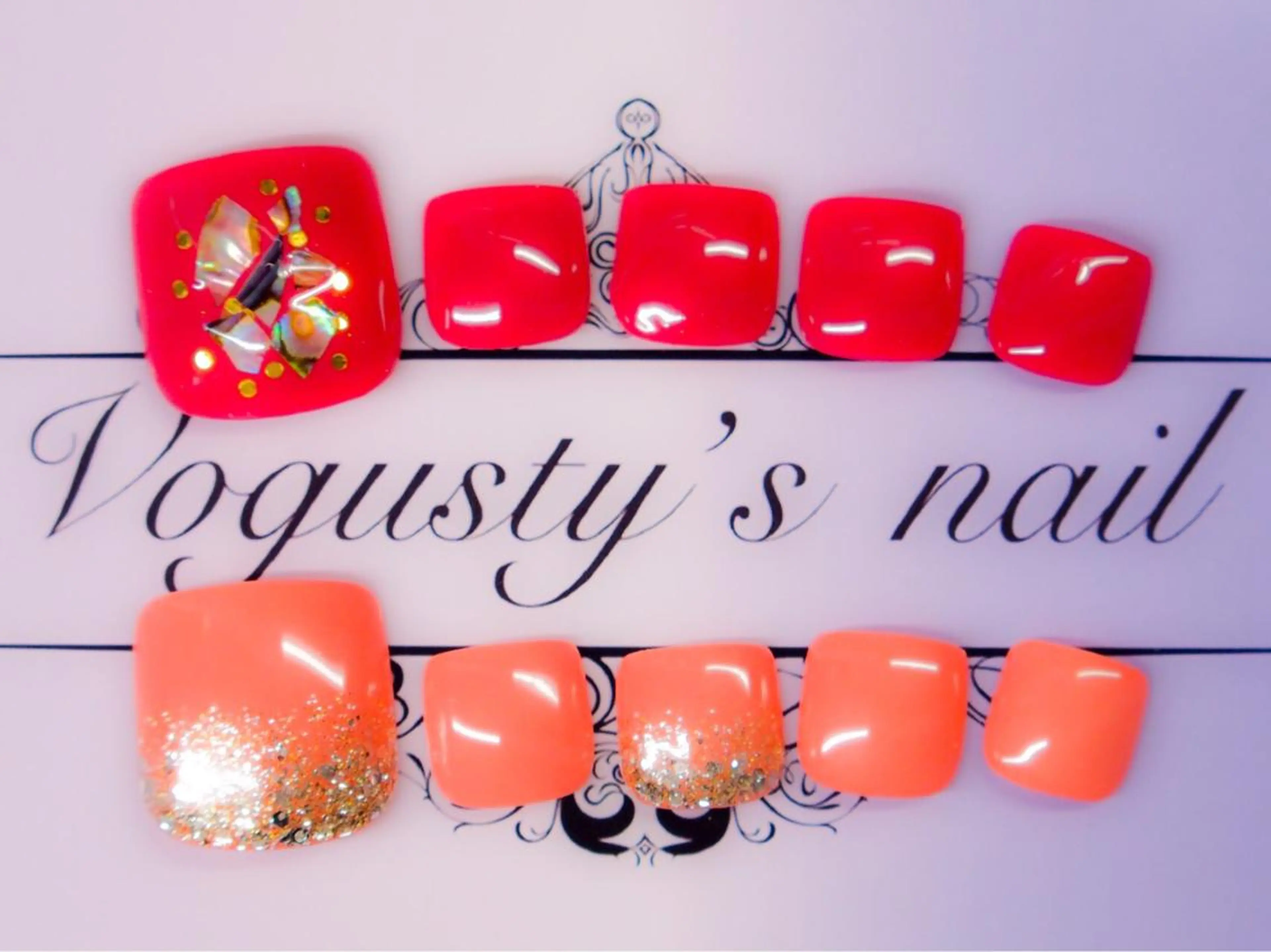 ネイル フットネイル シンプルネイル ボガスティーズネイル 川崎店のネイルデザイン