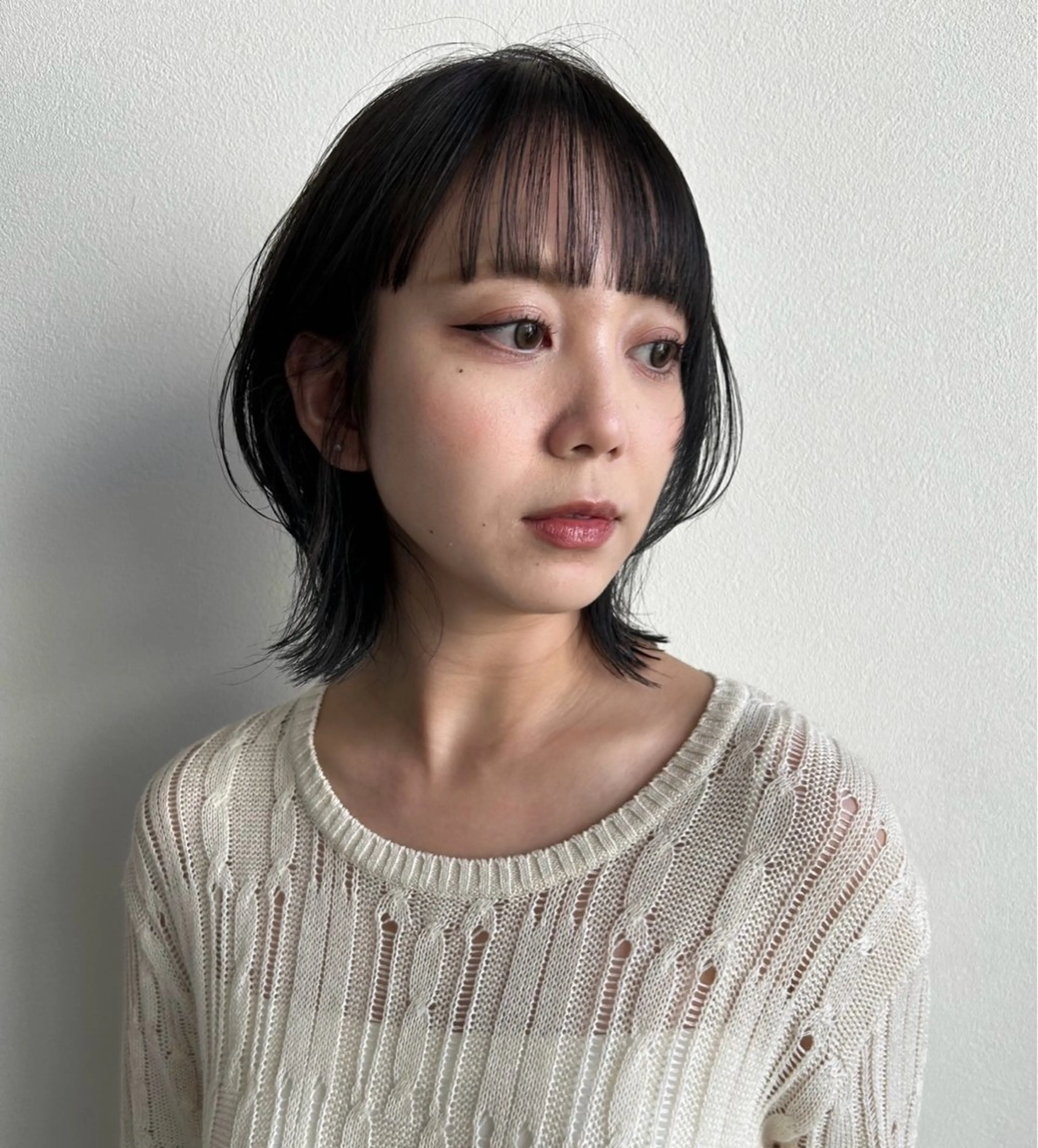 ミディアム カラー ボブレイヤー ボブ レイヤーカット カット ヘアカラー risako🇰🇷 韓国ヘア/レイヤーのヘアスタイル