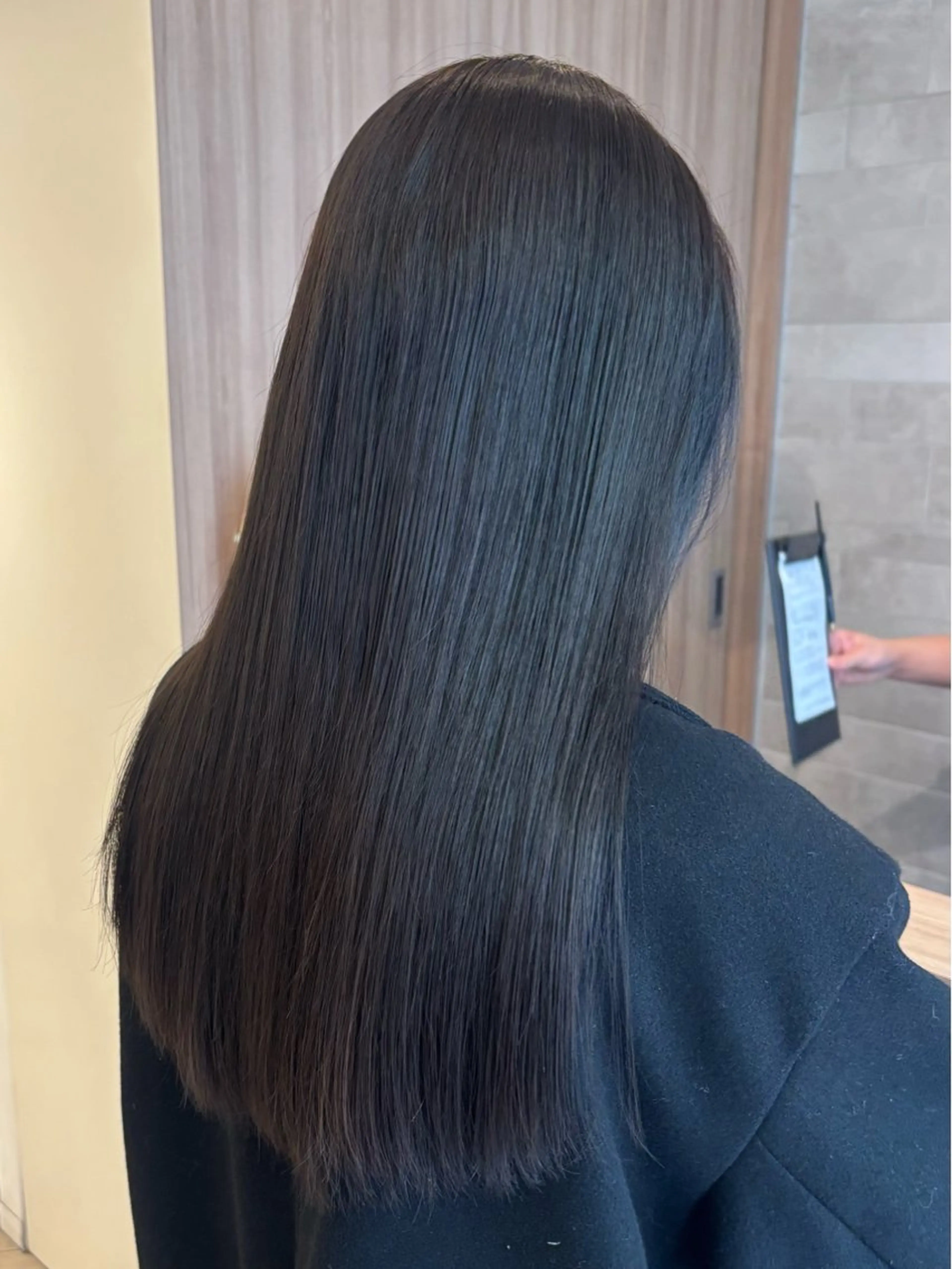 ロング カラー 透明感カラー グレージュ オリーブグレージュ オリーブグレー カット ヘアカラー トリートメント 暖色/艶カラー🍑☆ /杉村夏希のヘアスタイル