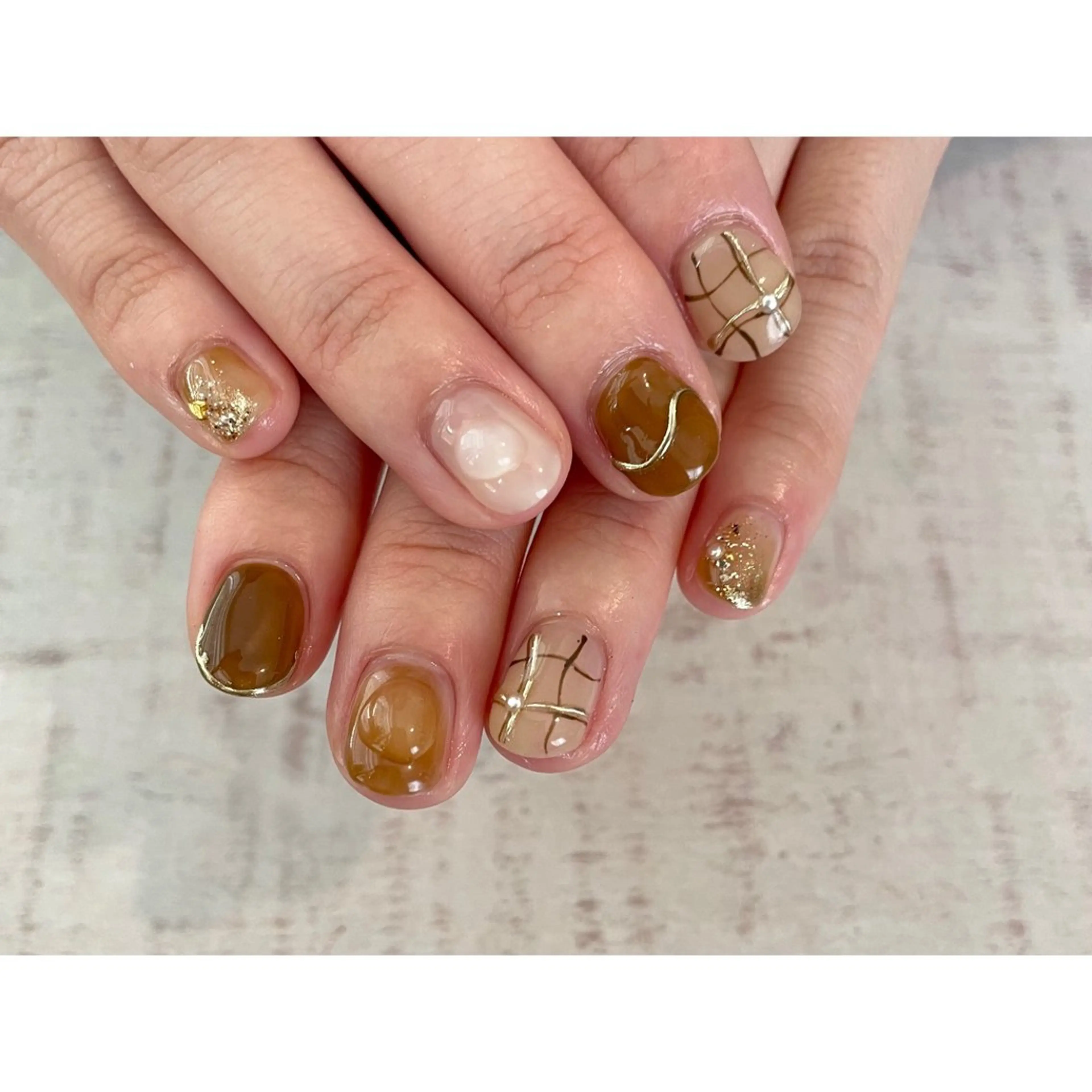 ネイル 𖡼 yumenoのネイルデザイン