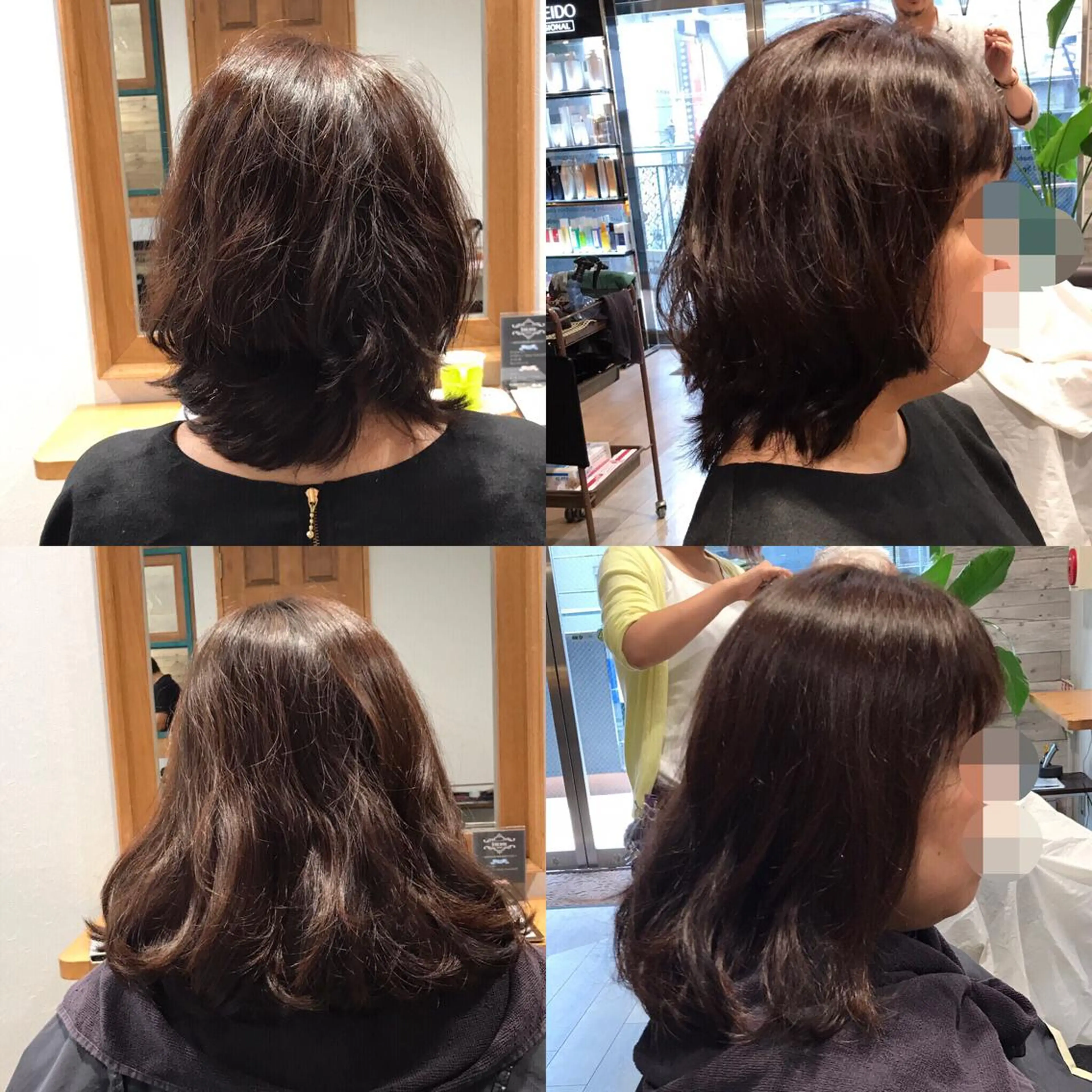 ミディアム カラー ベージュカラー バイオレットカラー レイヤーカット TELA HAIR 幕張本郷所属・TELA HAIR 幕張本郷店　千尋のヘアスタイル