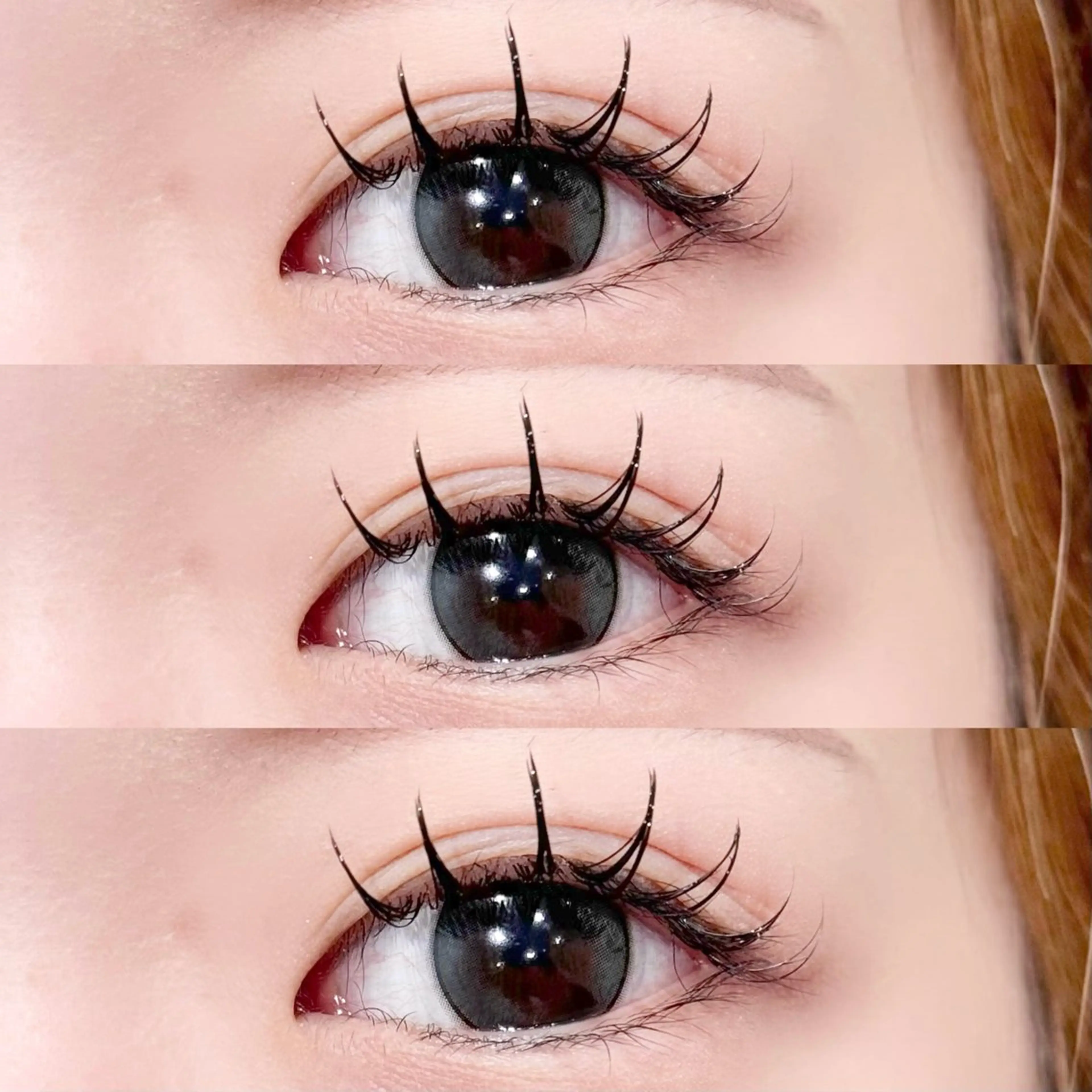 マツエク・マツパ 𝐥𝐚𝐲𝐞𝐫 韓⛓️ ブリーチのヘアスタイル