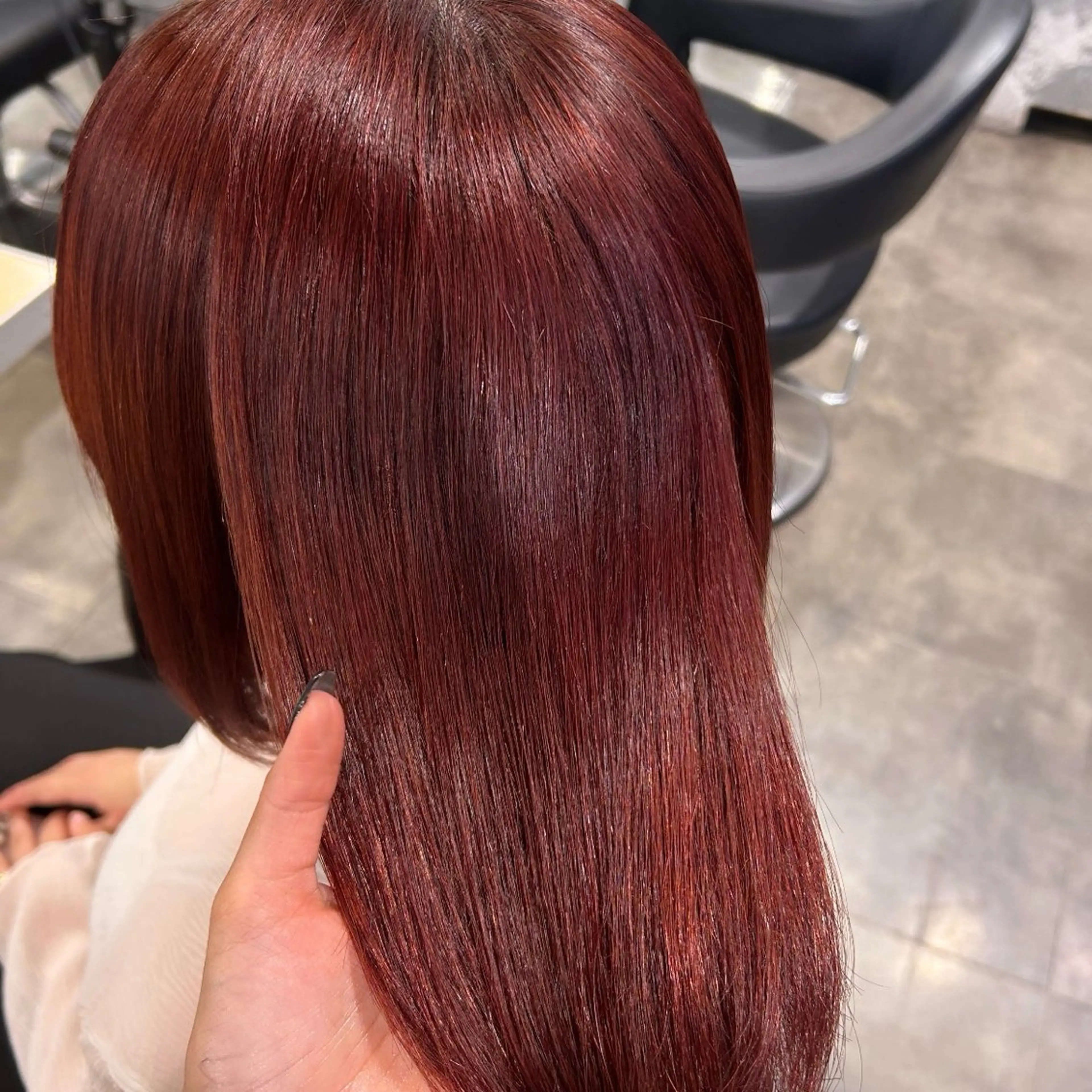 セミロング カラー IS所属・横浜美容室/透明感 カラー/レイヤーのヘアスタイル