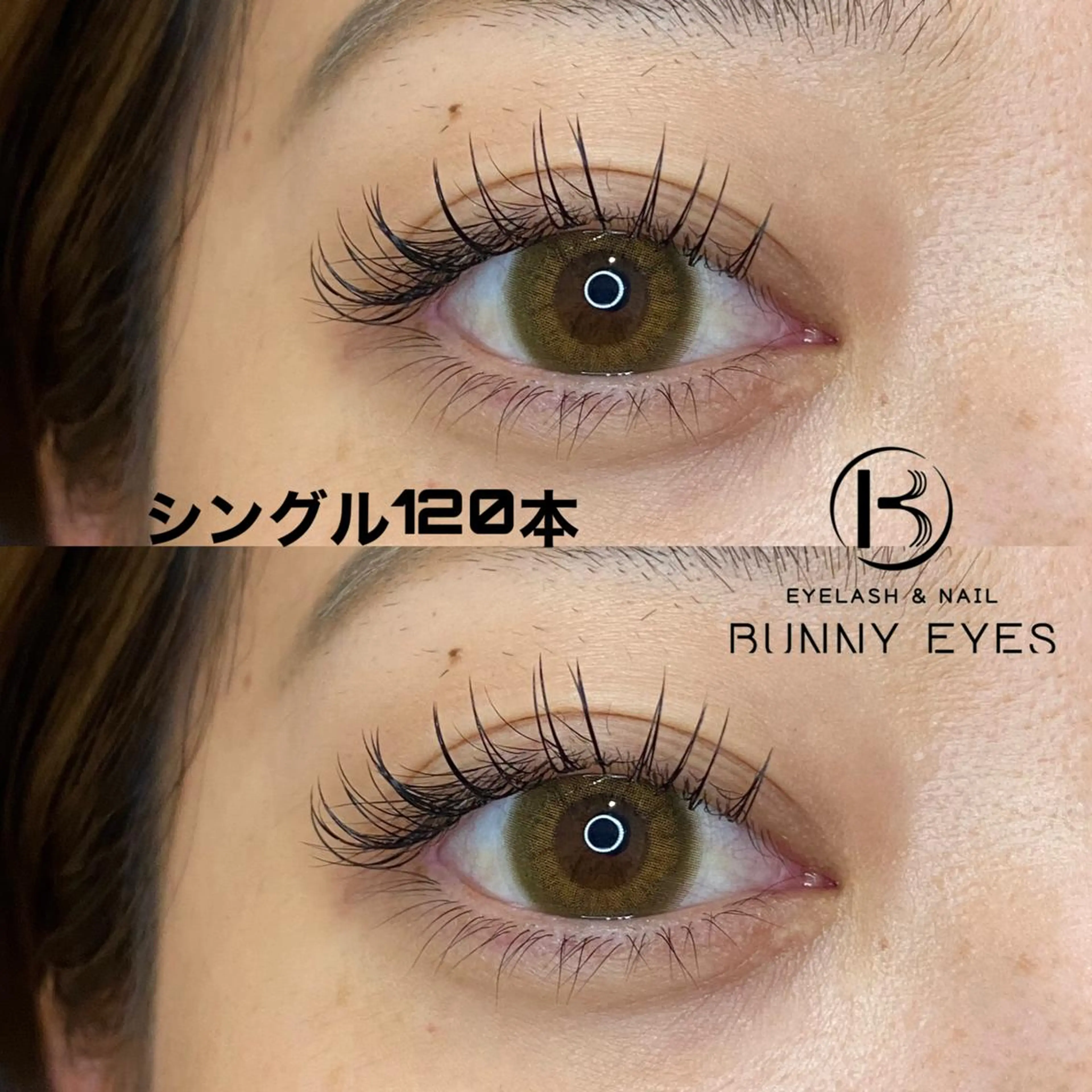 マツエク・マツパ フラットラッシュ Bunnyeyes TOKOROZAWAのマツエク・マツパデザイン