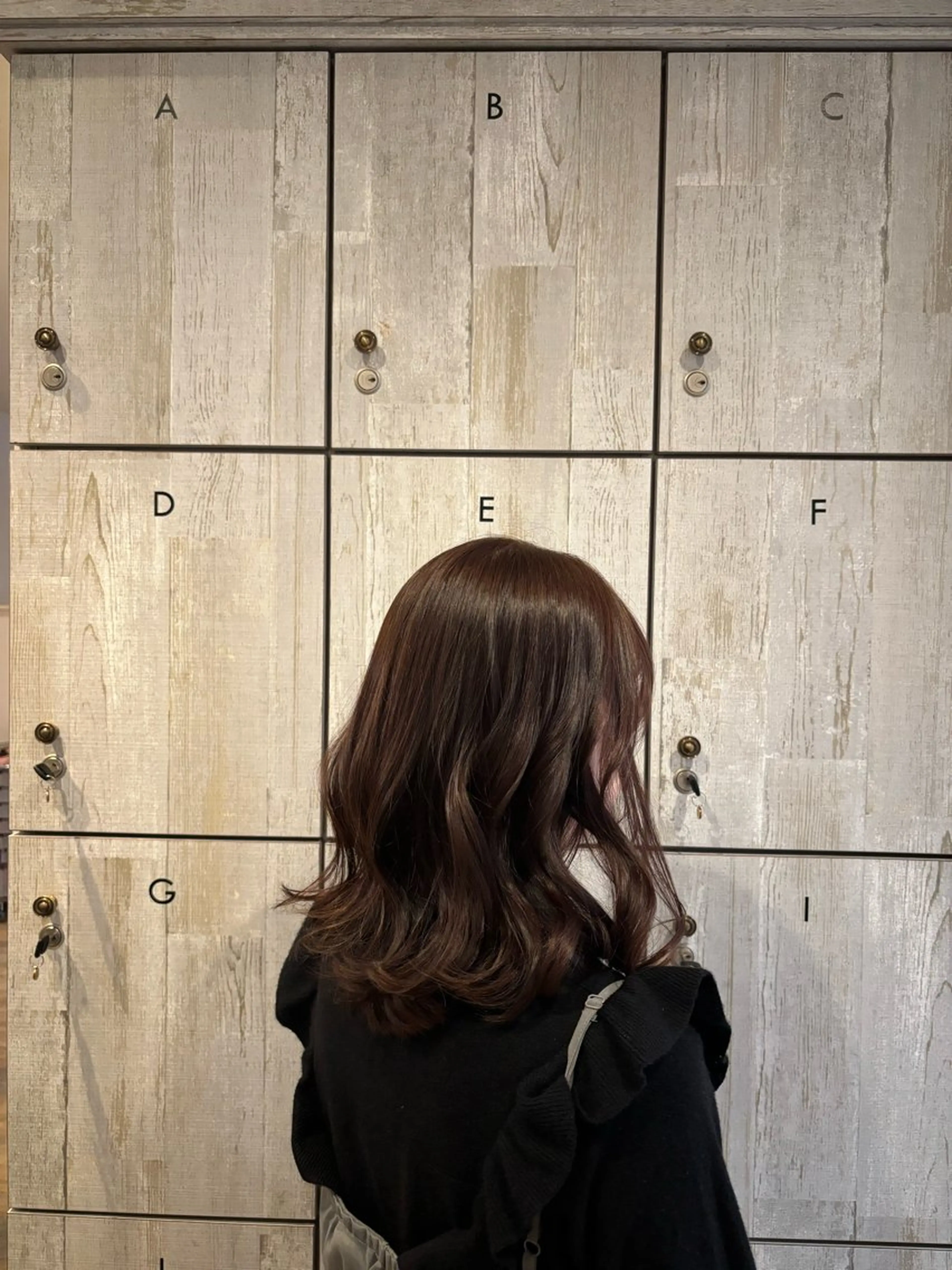 ミディアム カラー 透明感カラー/ くびれヘア/ユウユのヘアスタイル