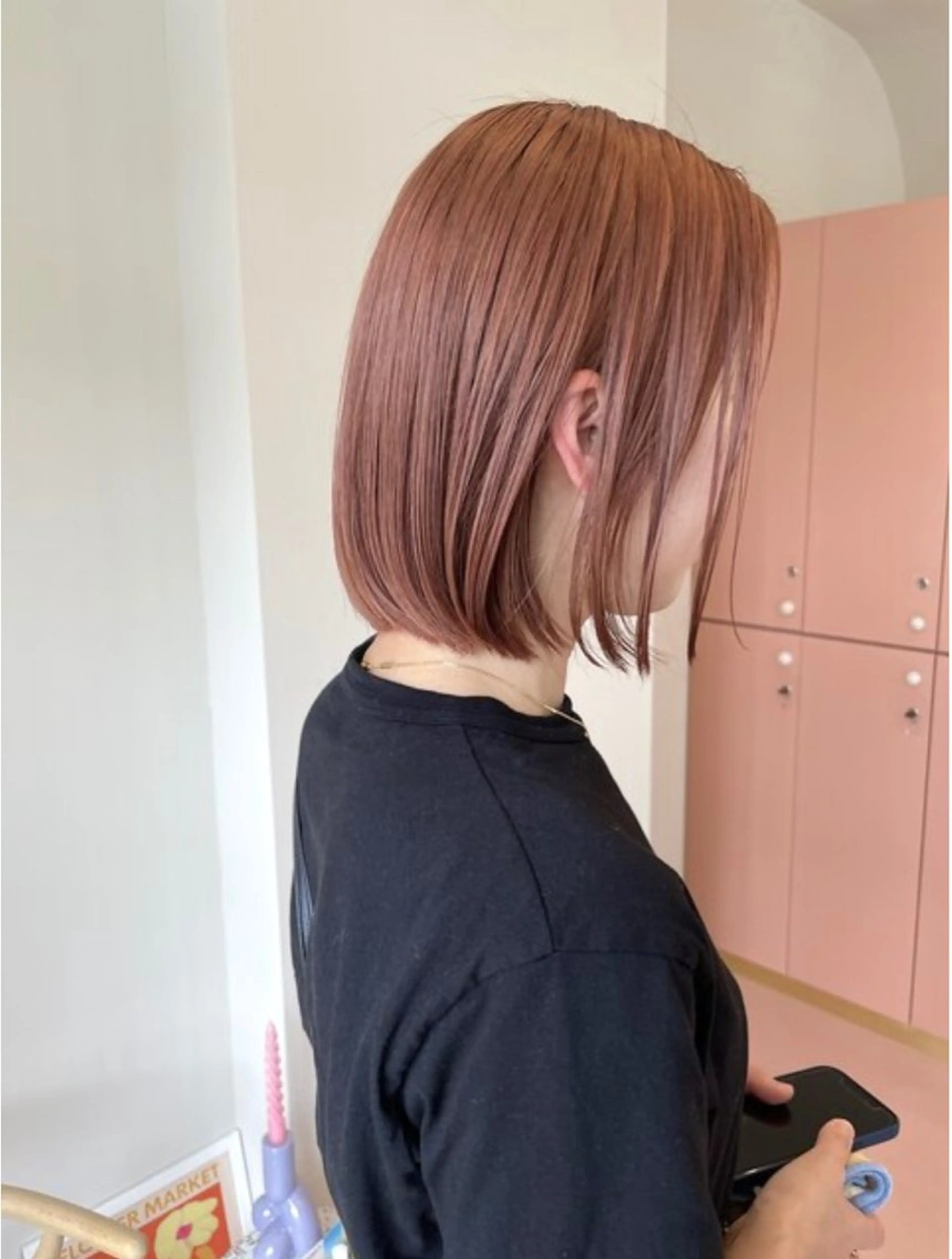 ショート カラー ヘアアレンジ akim kaminoke所属・矢場町 🌟yopiのヘアスタイル