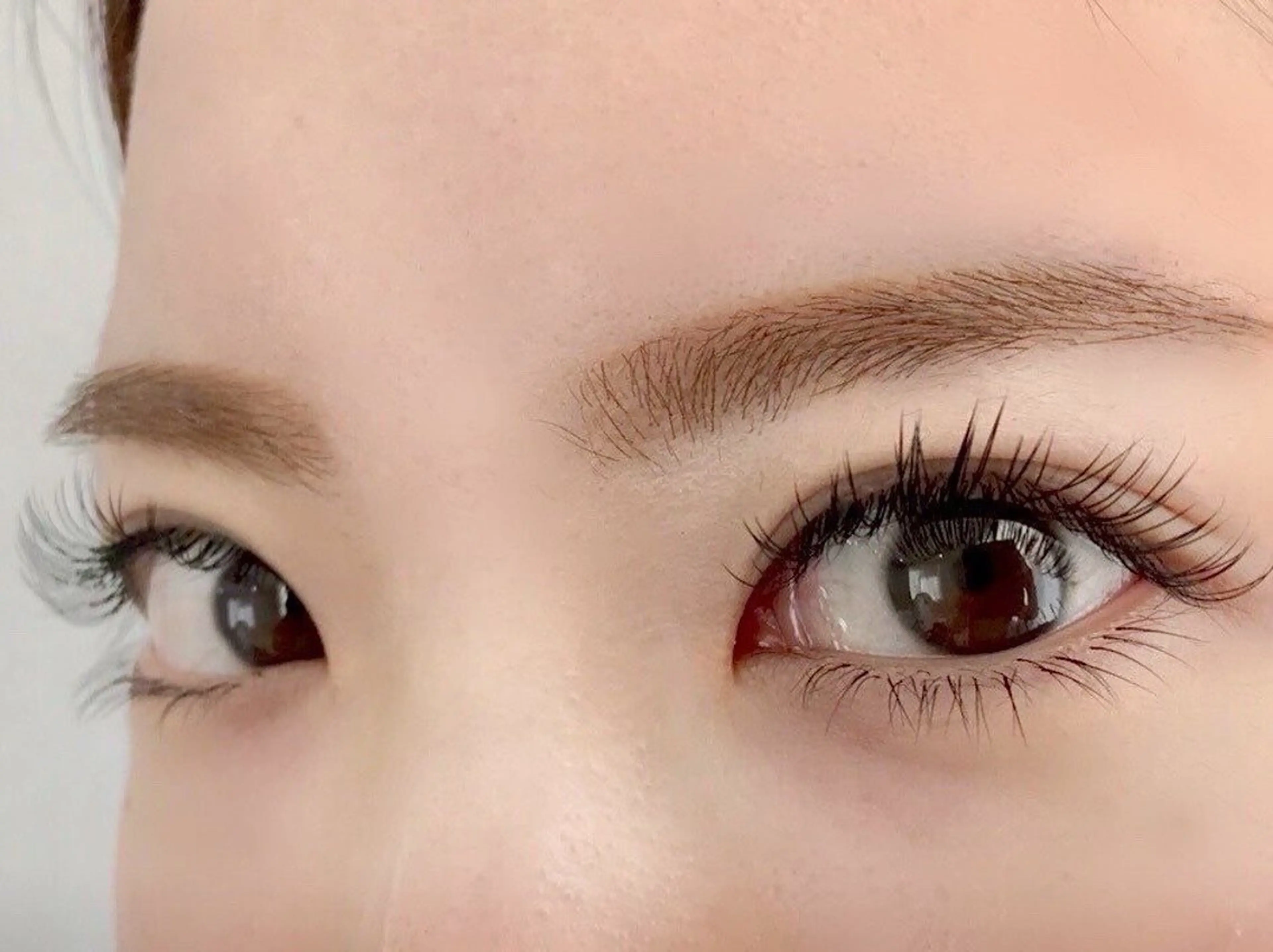 下まつげエクステ　20本の写真