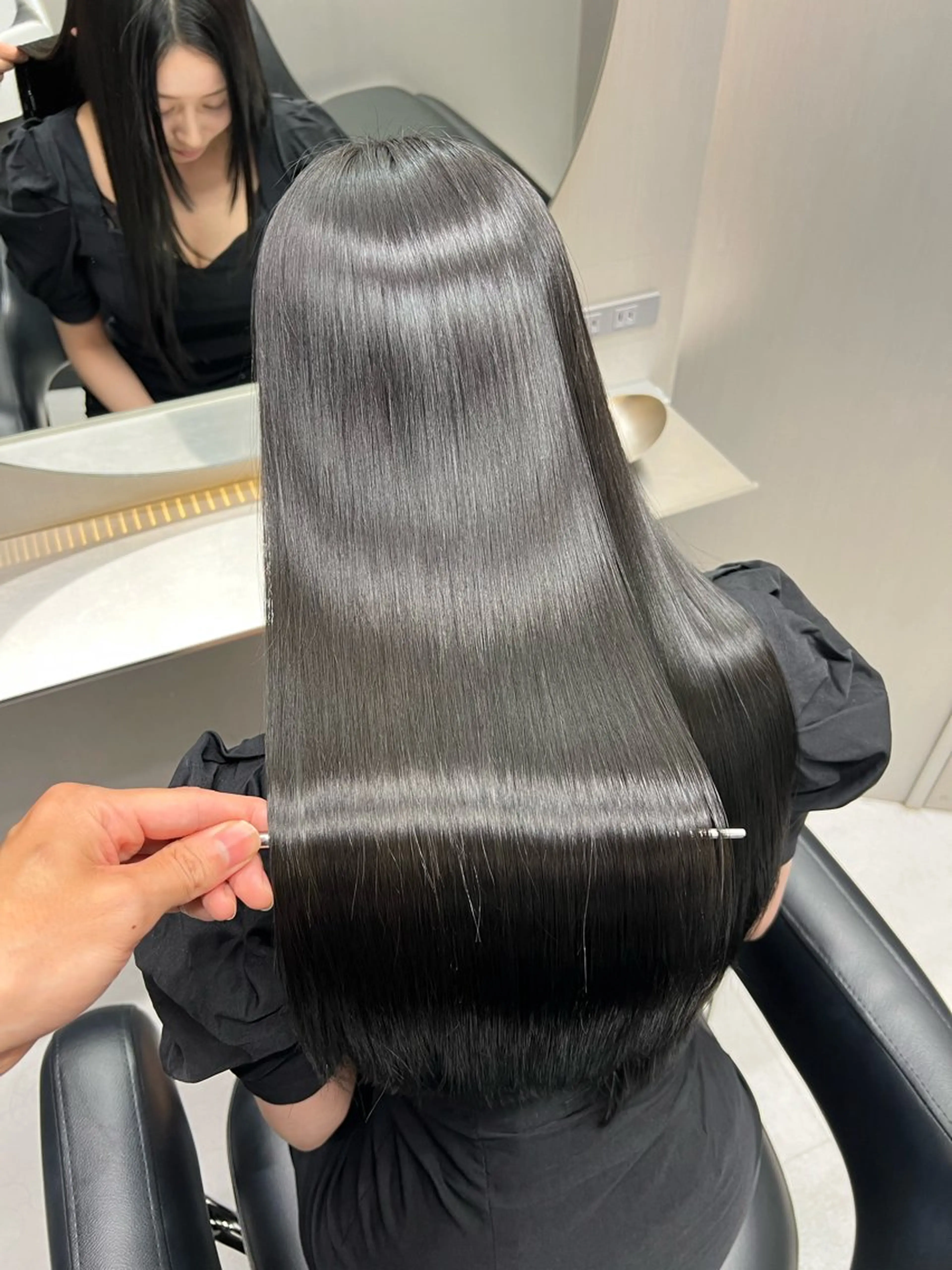 ロング カラー カット ヘアカラー トリートメント みつゆ 表参道/原宿のヘアスタイル