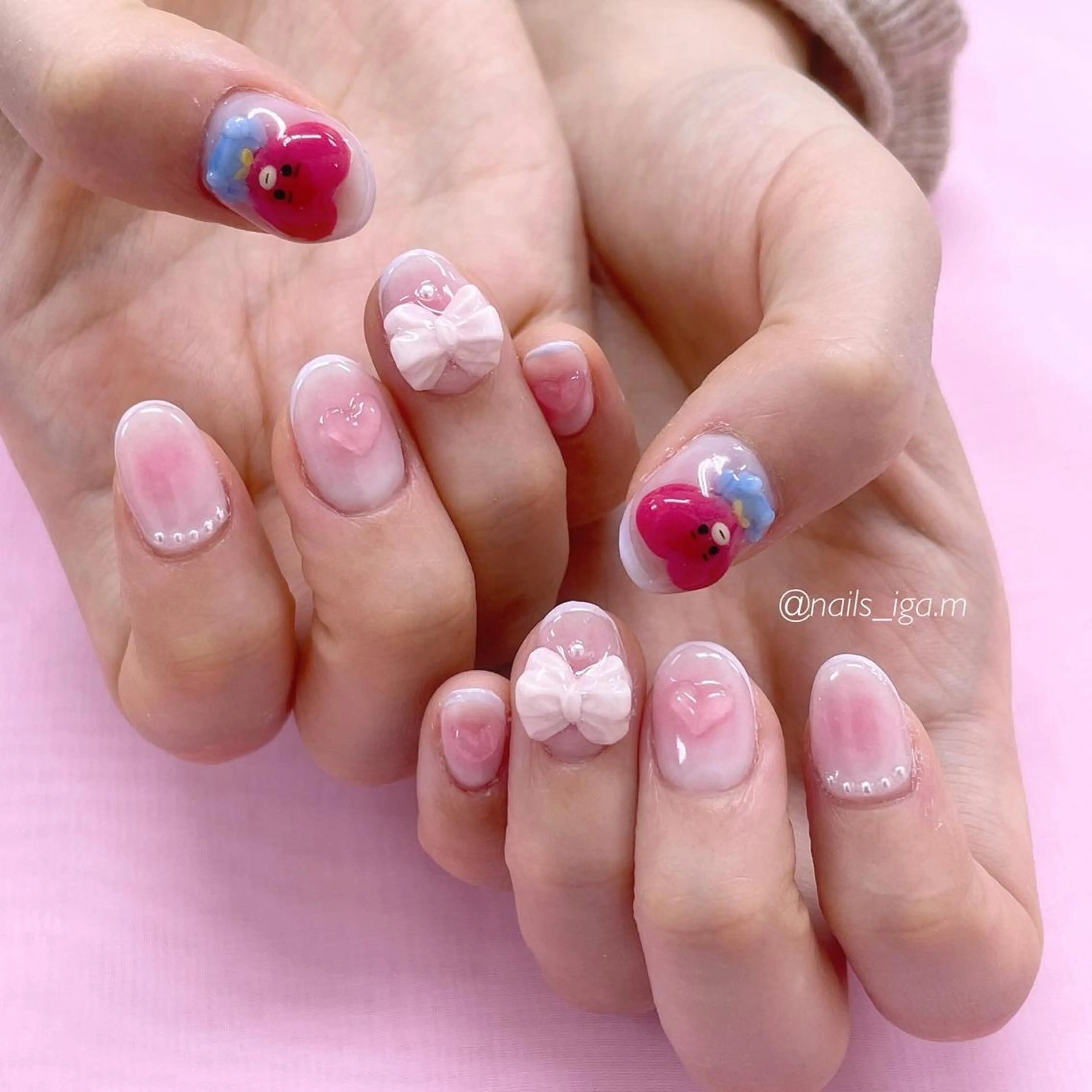 ネイル ハンドネイル 五十嵐 美智のネイルデザイン