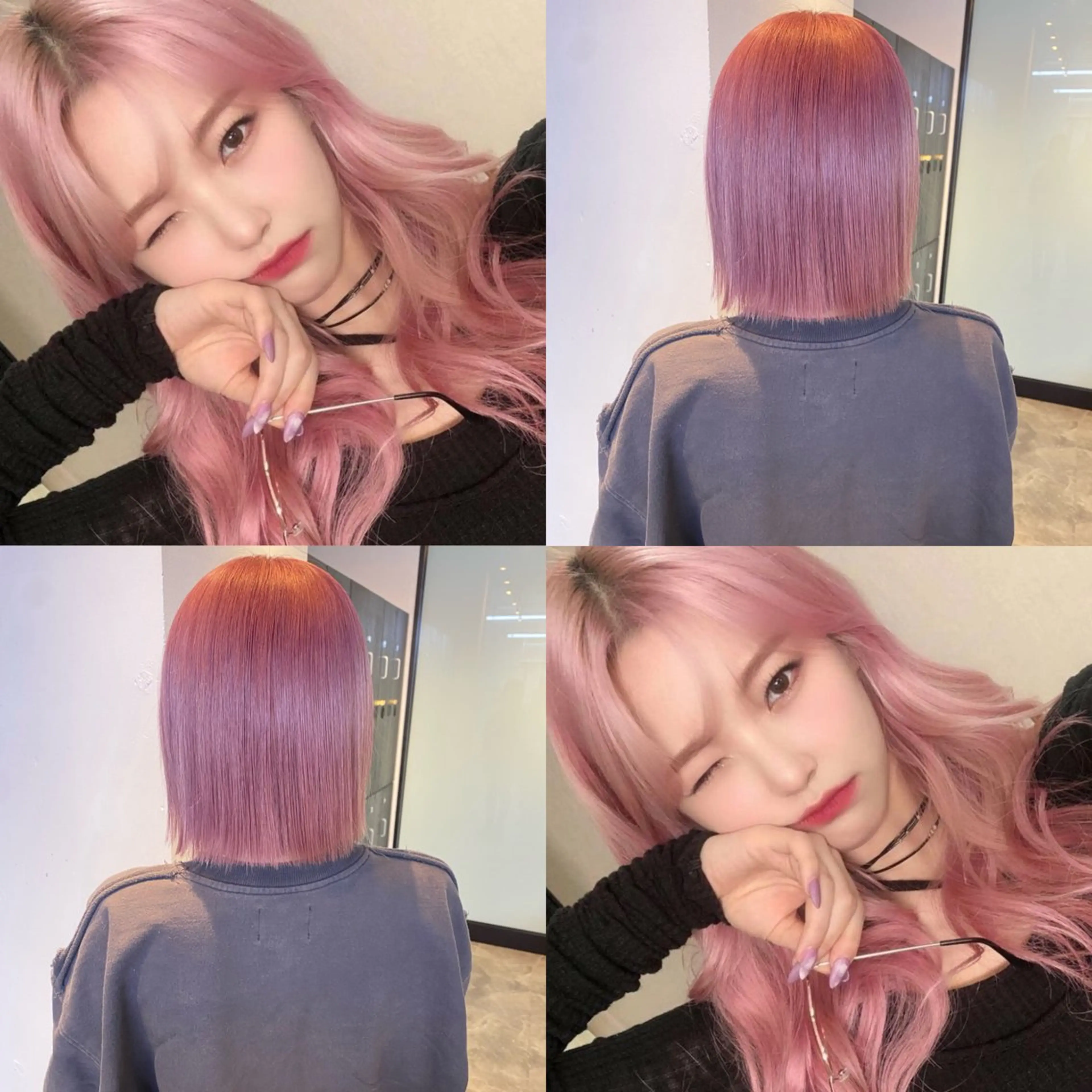 セミロング 韓国ヘア特化 💟 ララア 💟のヘアスタイル