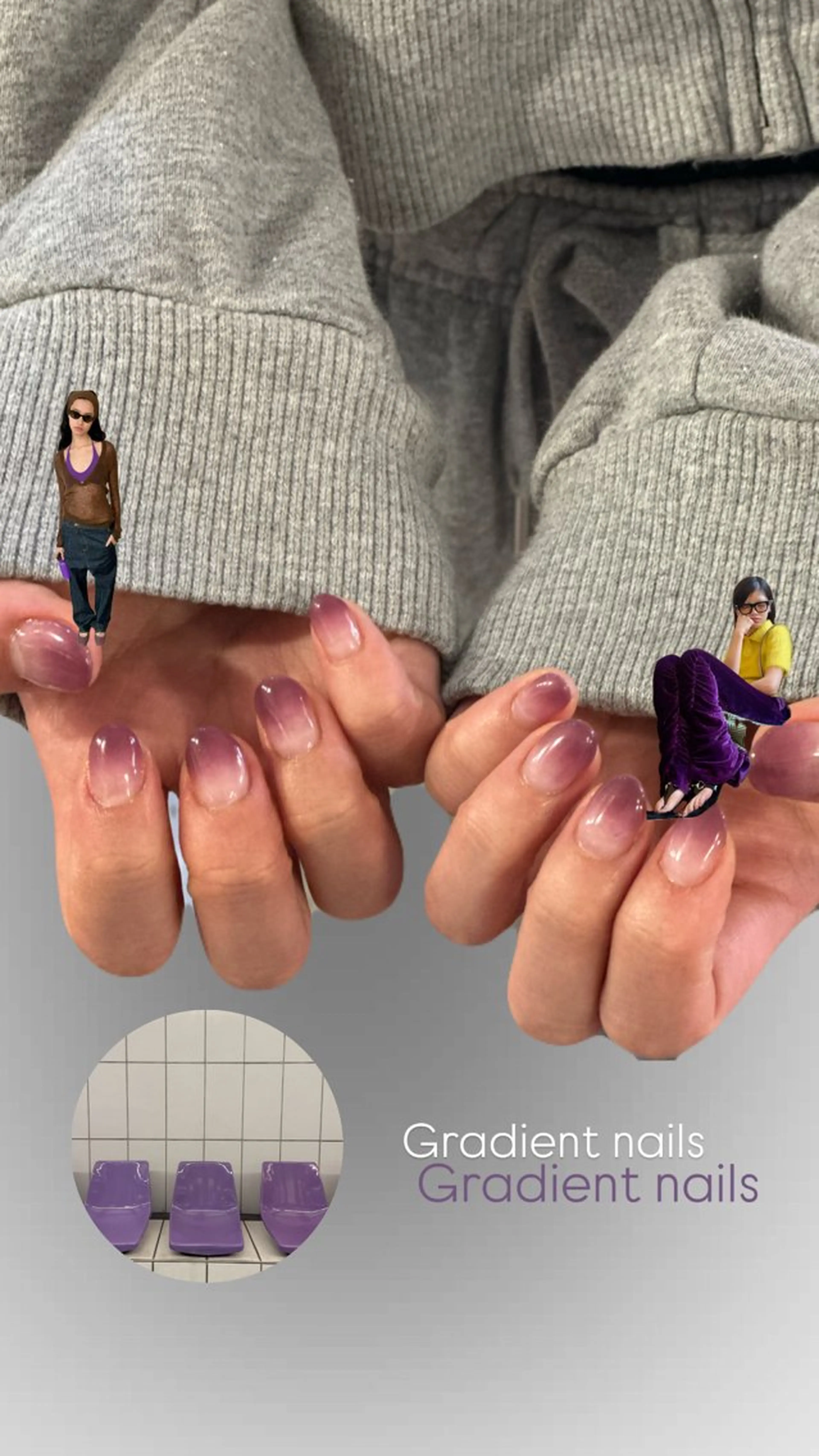 ネイル グラデーション ハンドネイル 〖IEN〗Erika (エリカ)のネイルデザイン