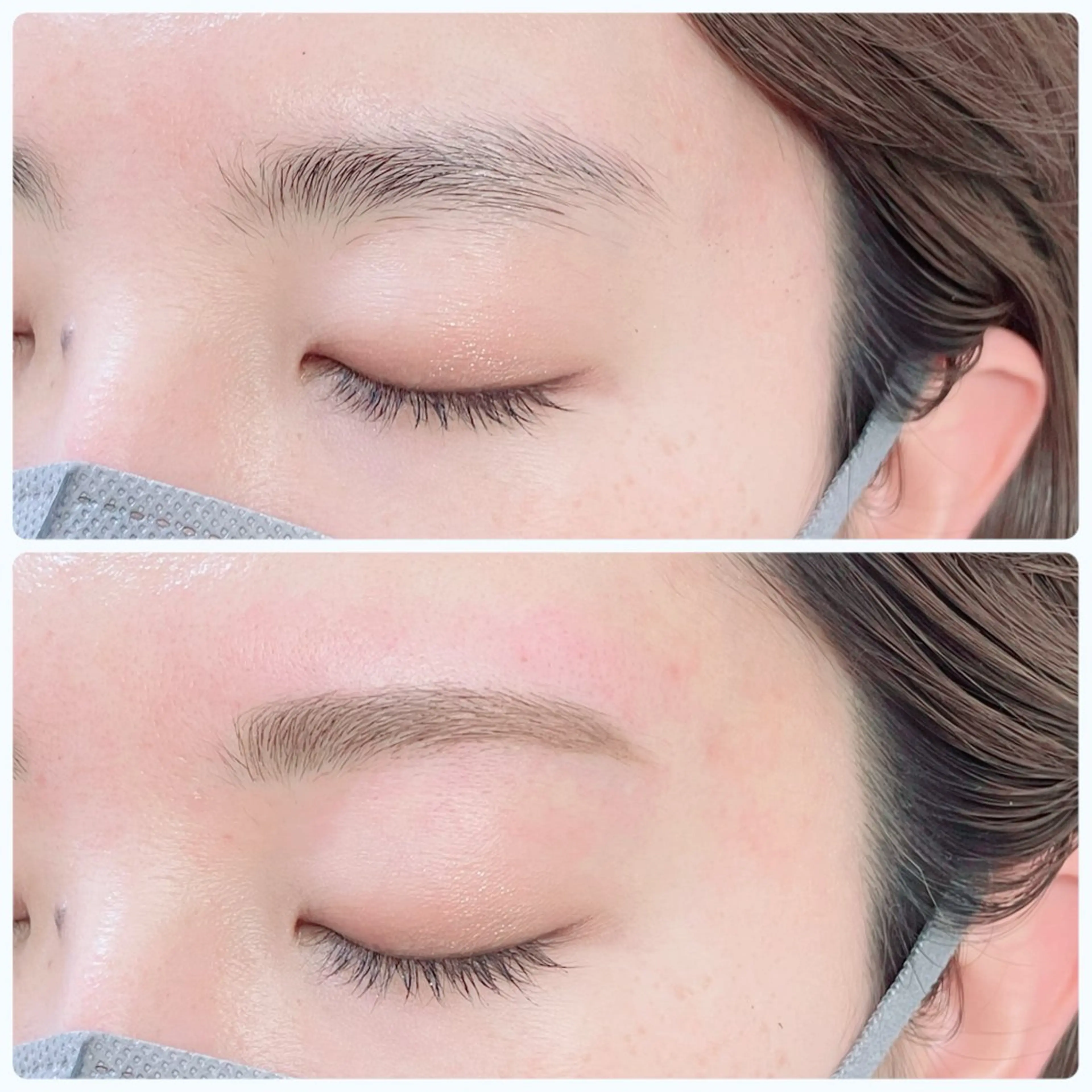 🌸【練習モデル】眉毛ワックス　似合わせ時短メイク付き🌸の写真