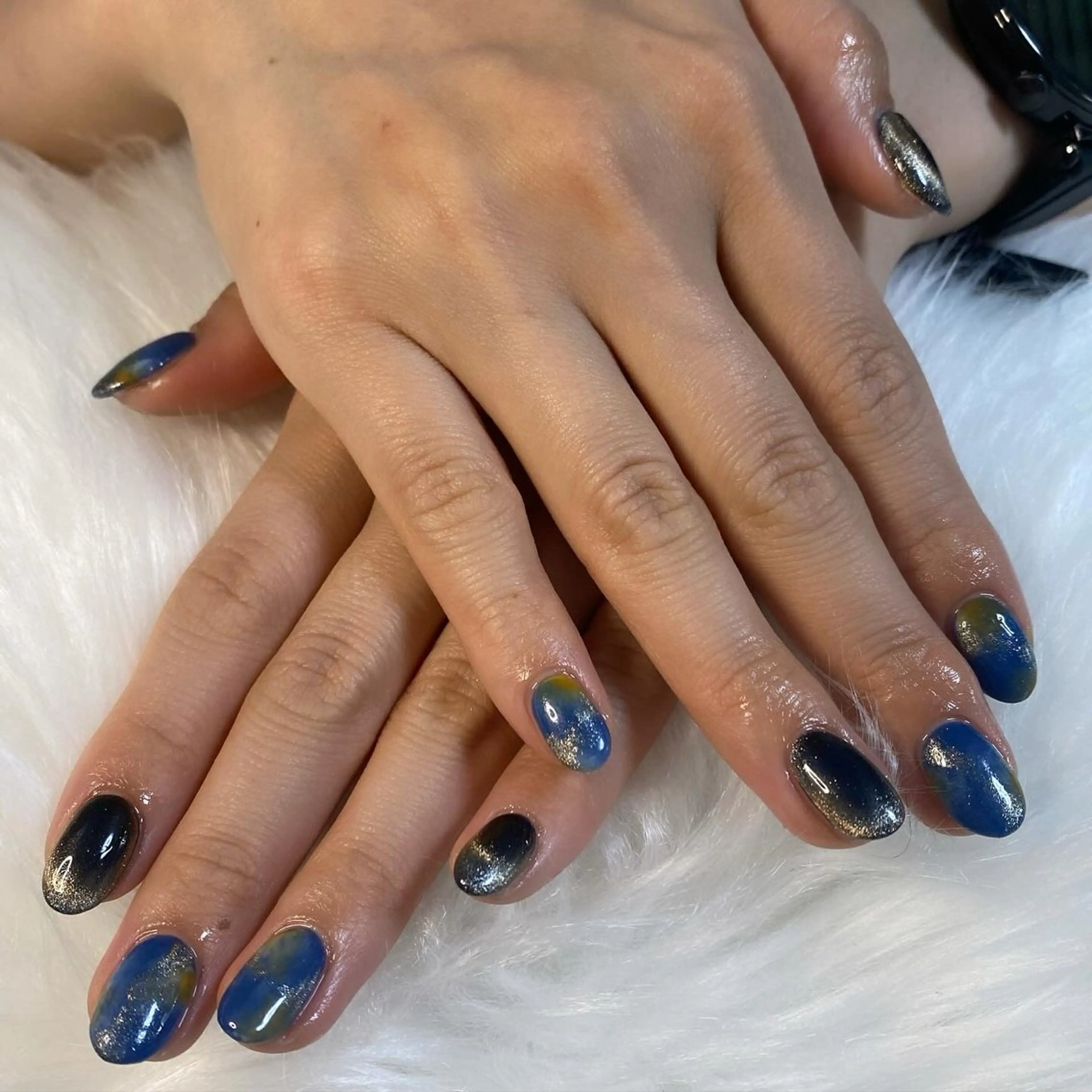 ネイル 持ち込み ニュアンスネイル デュアス R _宇都宮のネイルデザイン